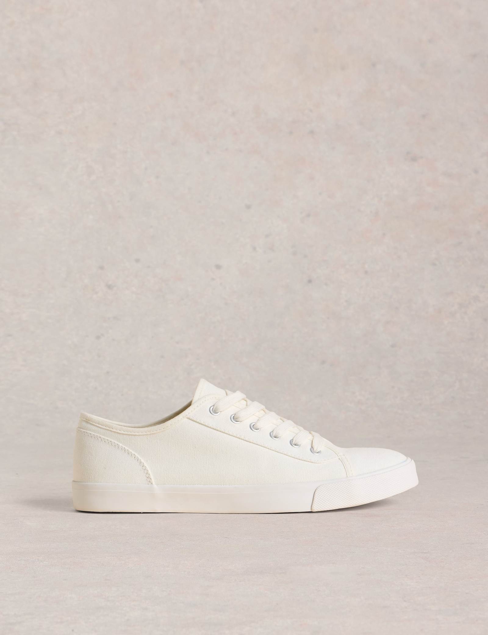Lace Up Plimsoll Trainers - image 4