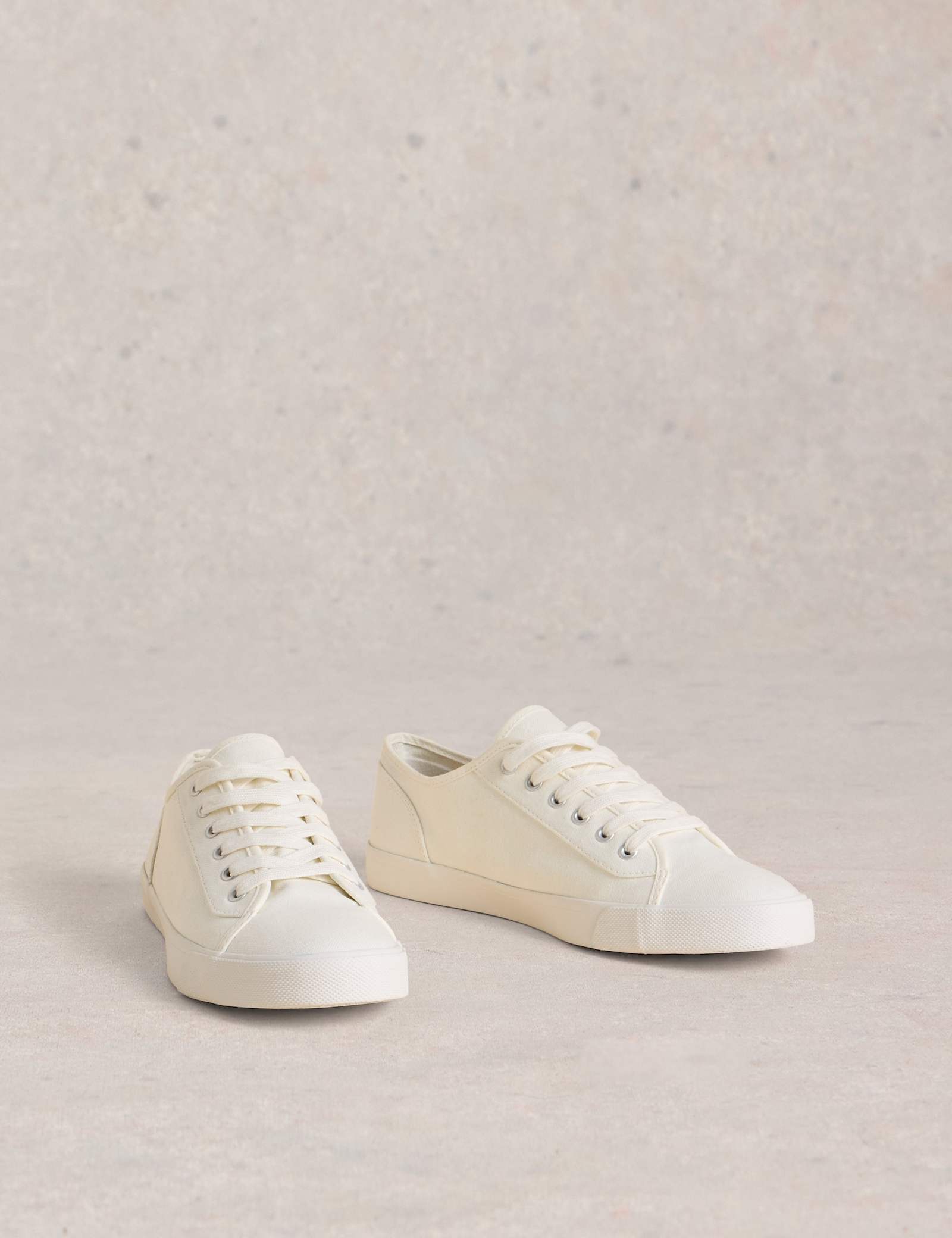Lace Up Plimsoll Trainers - image 2