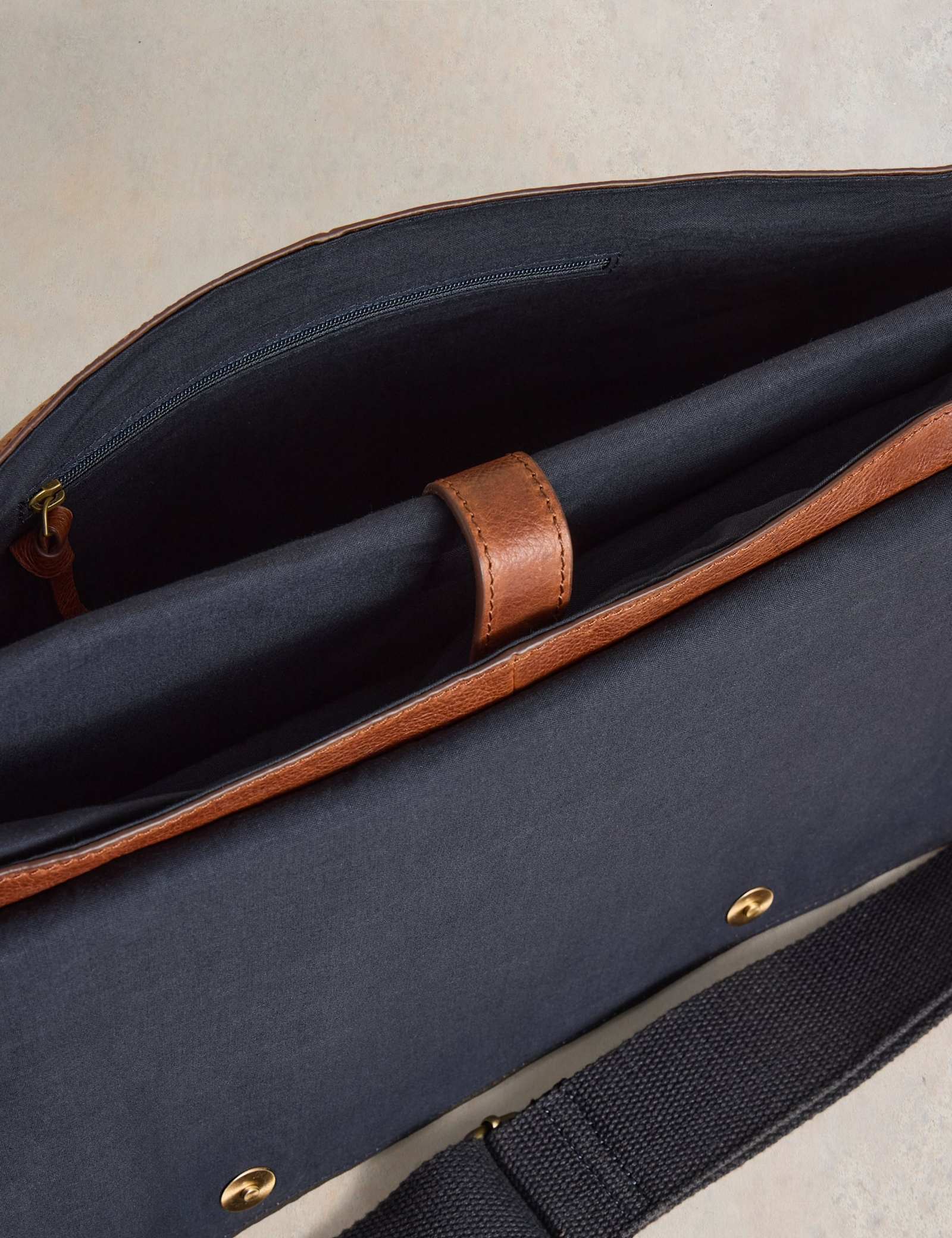 Leather Messenger Bag - image 2