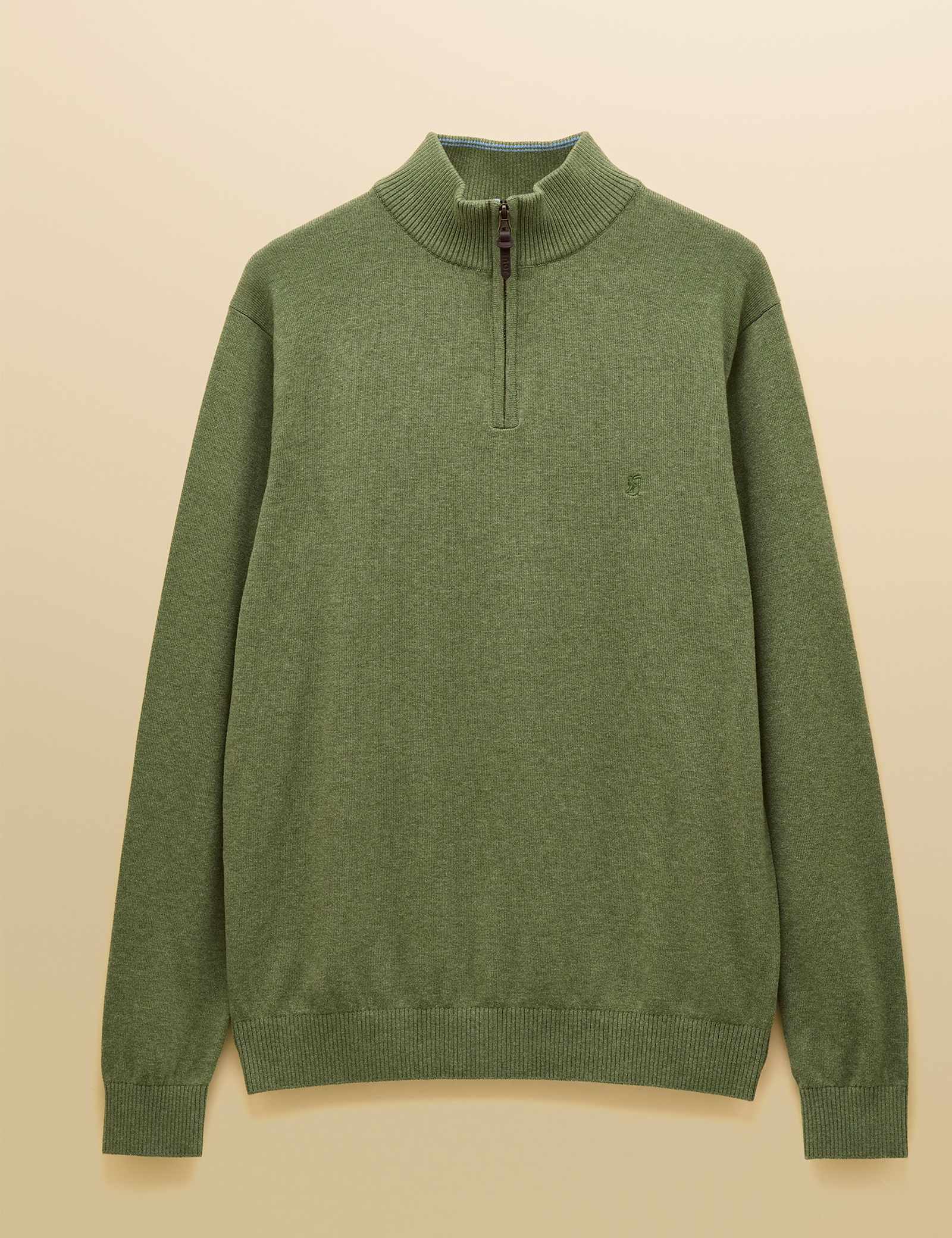Pure Cotton Half Zip Jumper - image 1