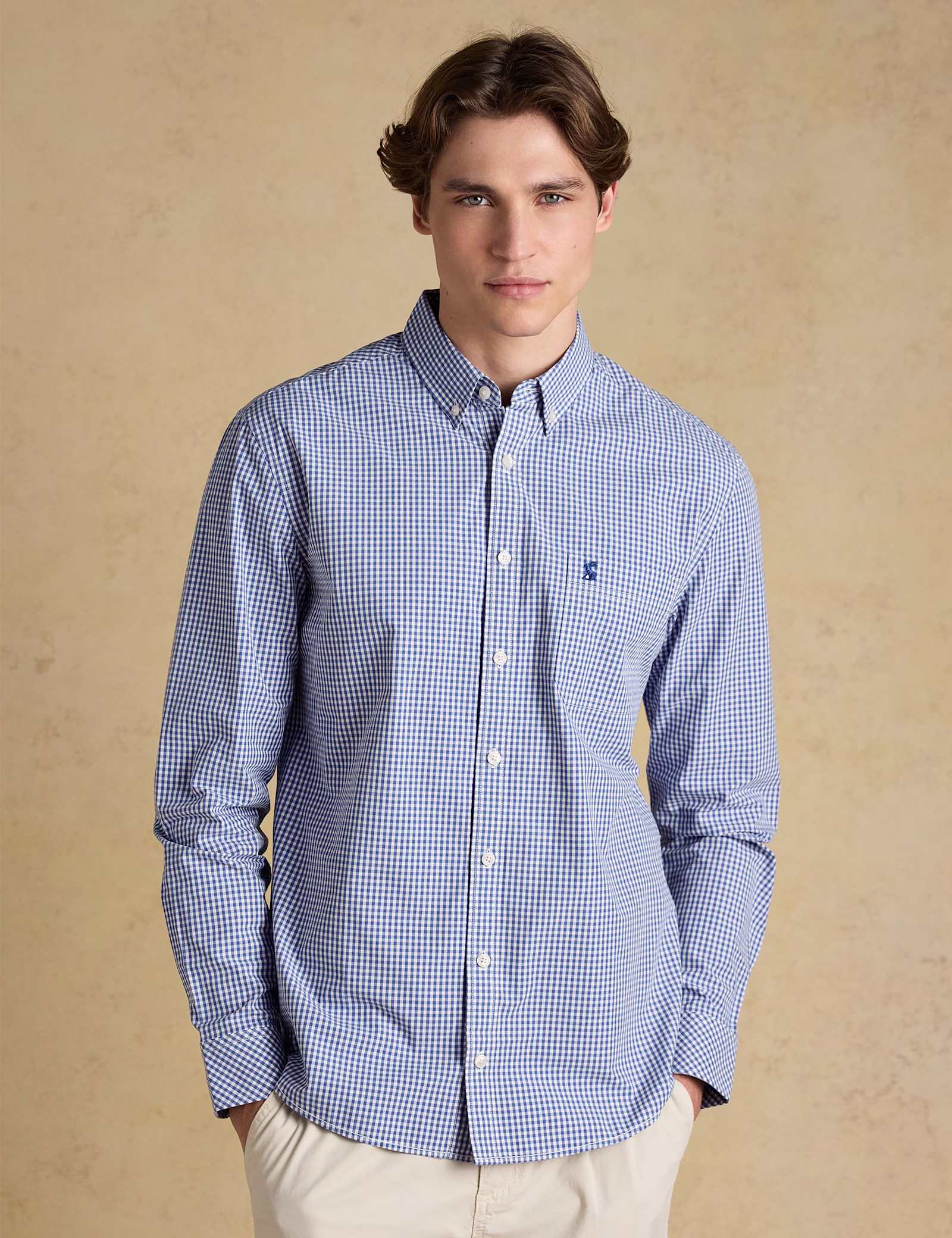 Regular Fit Pure Cotton Check Shirt - image 1