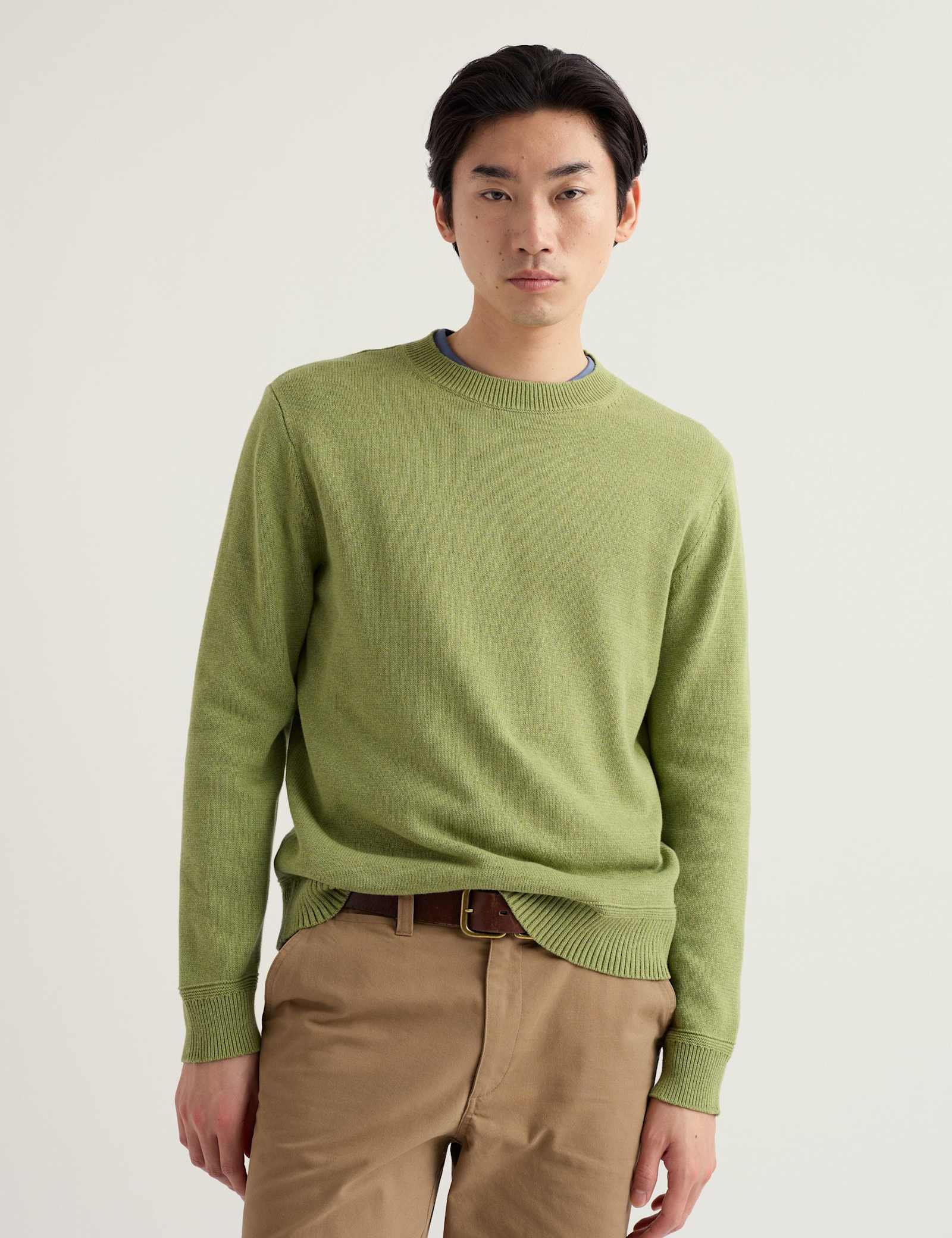 Pure Cotton Crew Neck Jumper - image 5