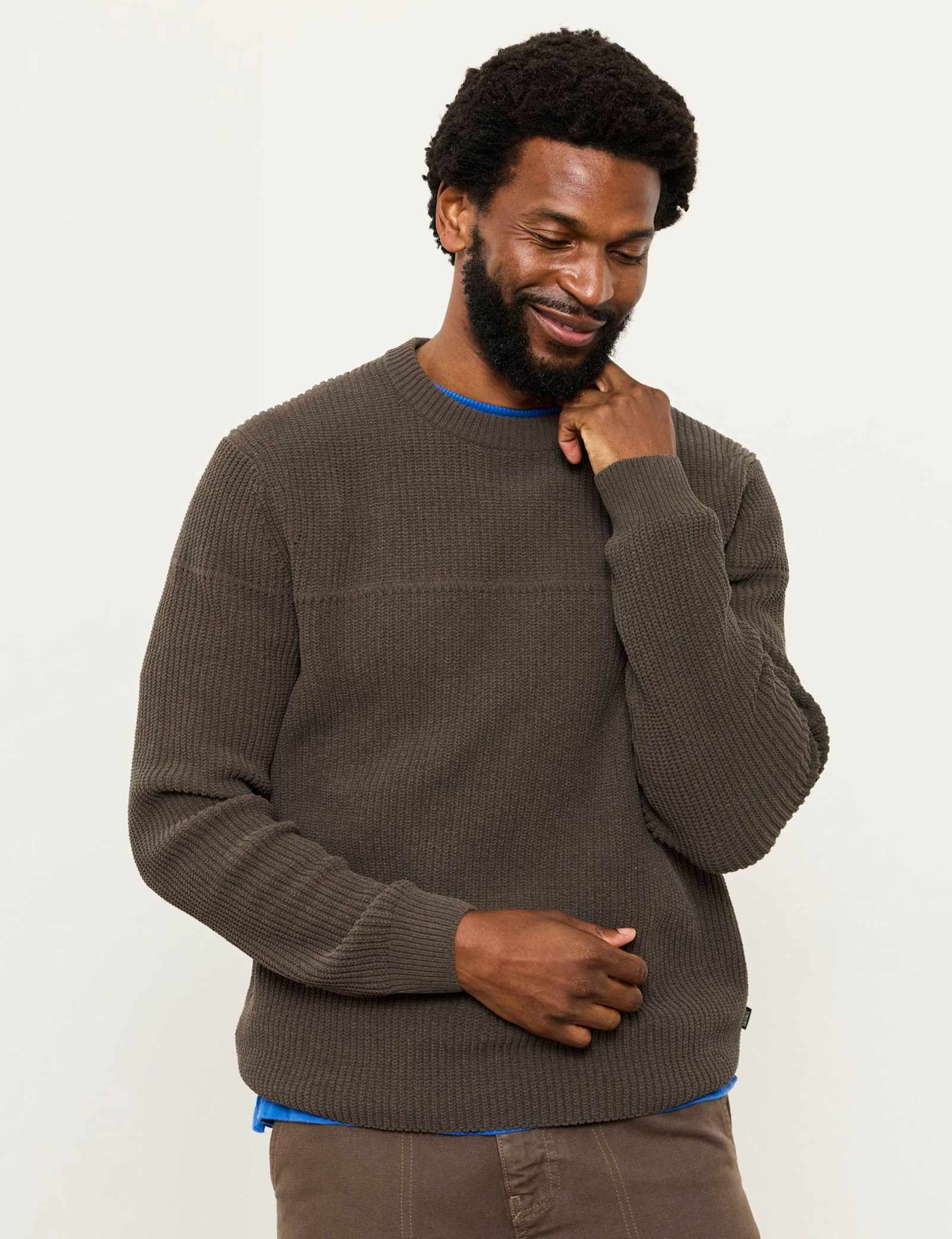 Crew Neck Textured Jumper - image 3