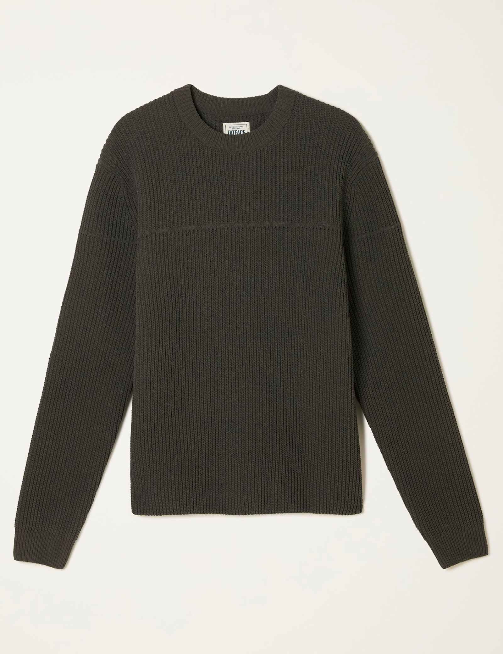 Crew Neck Textured Jumper - image 1