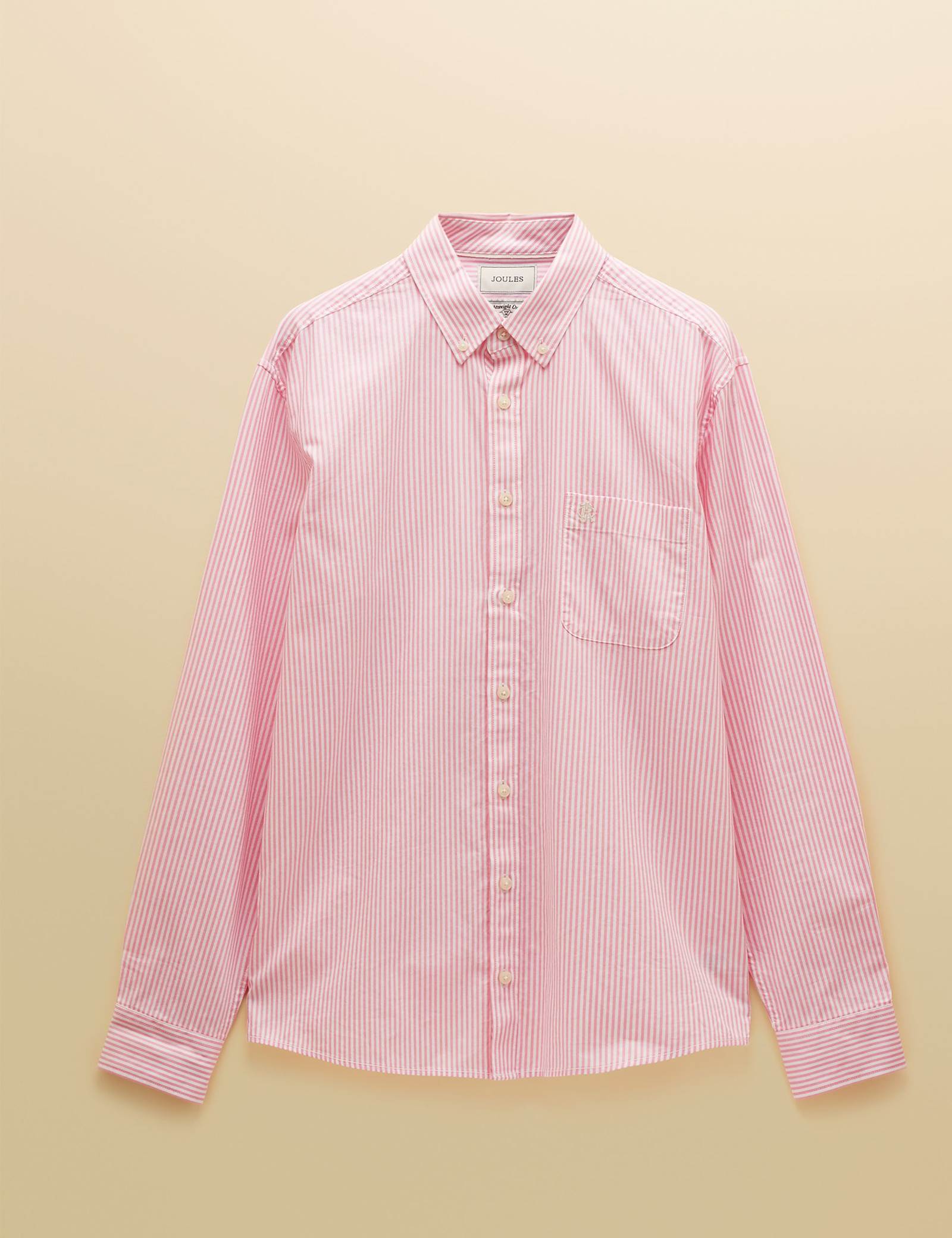 Regular Fit Pure Cotton Striped Oxford Shirt - image 1