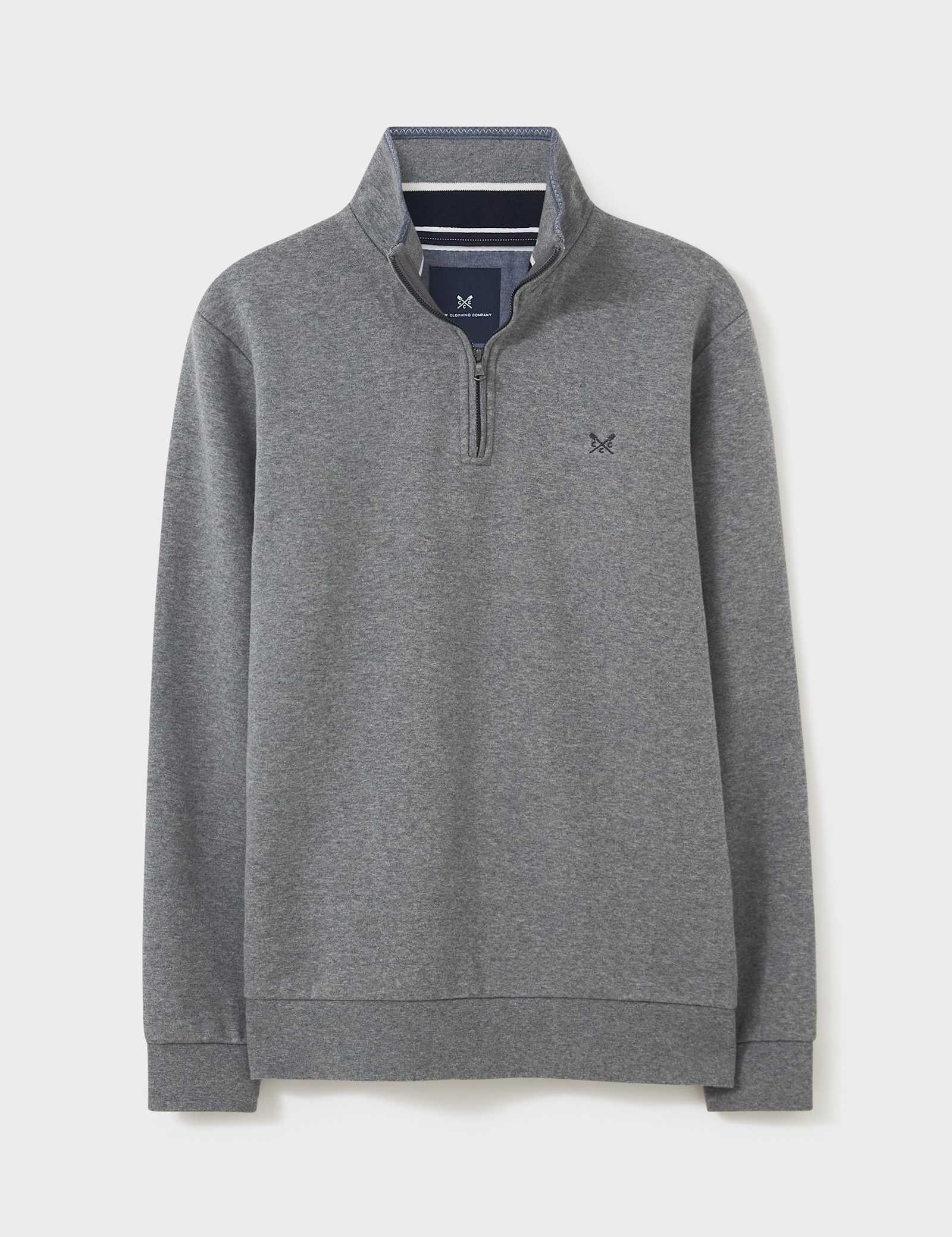 Cotton Rich Half Zip Sweatshirt - image 1