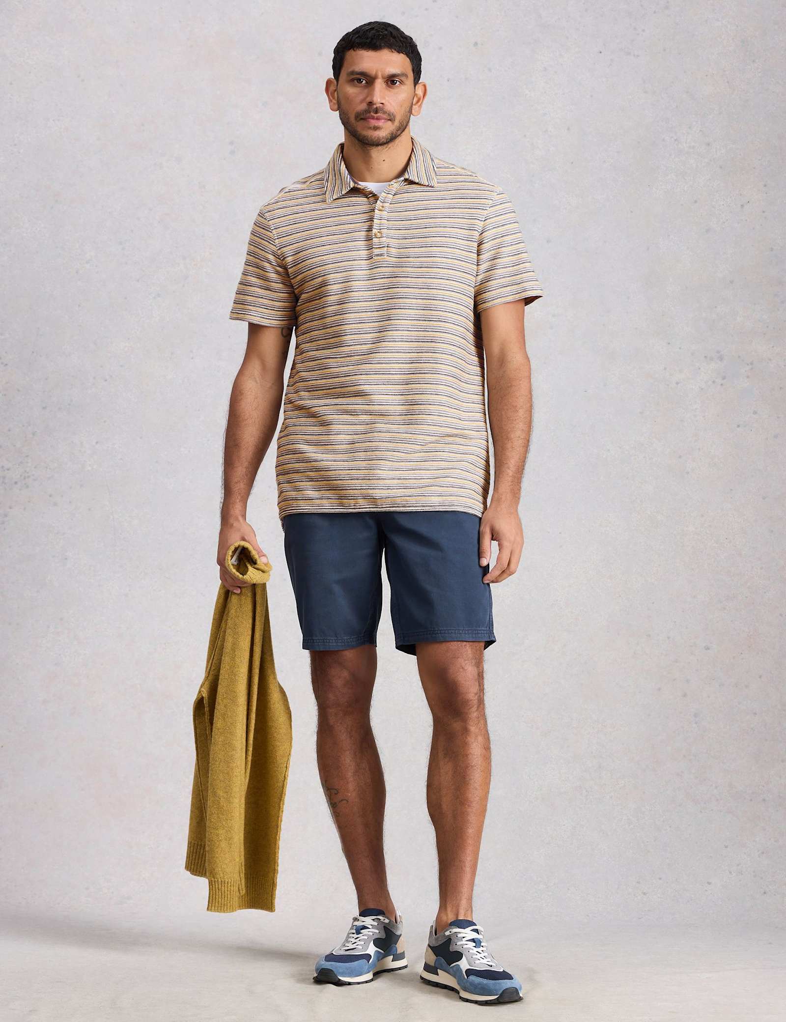 Pure Cotton Striped Polo Shirt - image 4