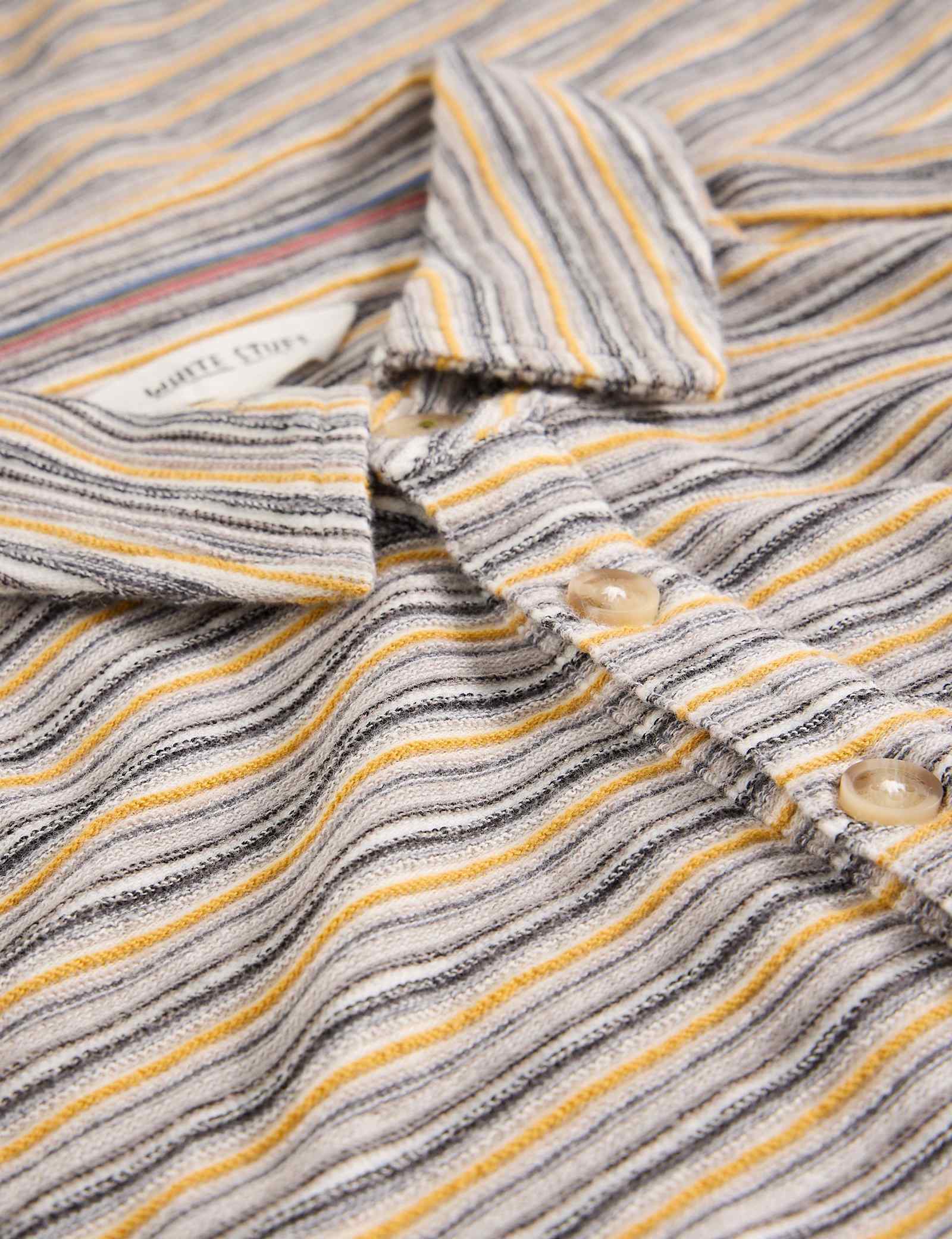 Pure Cotton Striped Polo Shirt - image 3