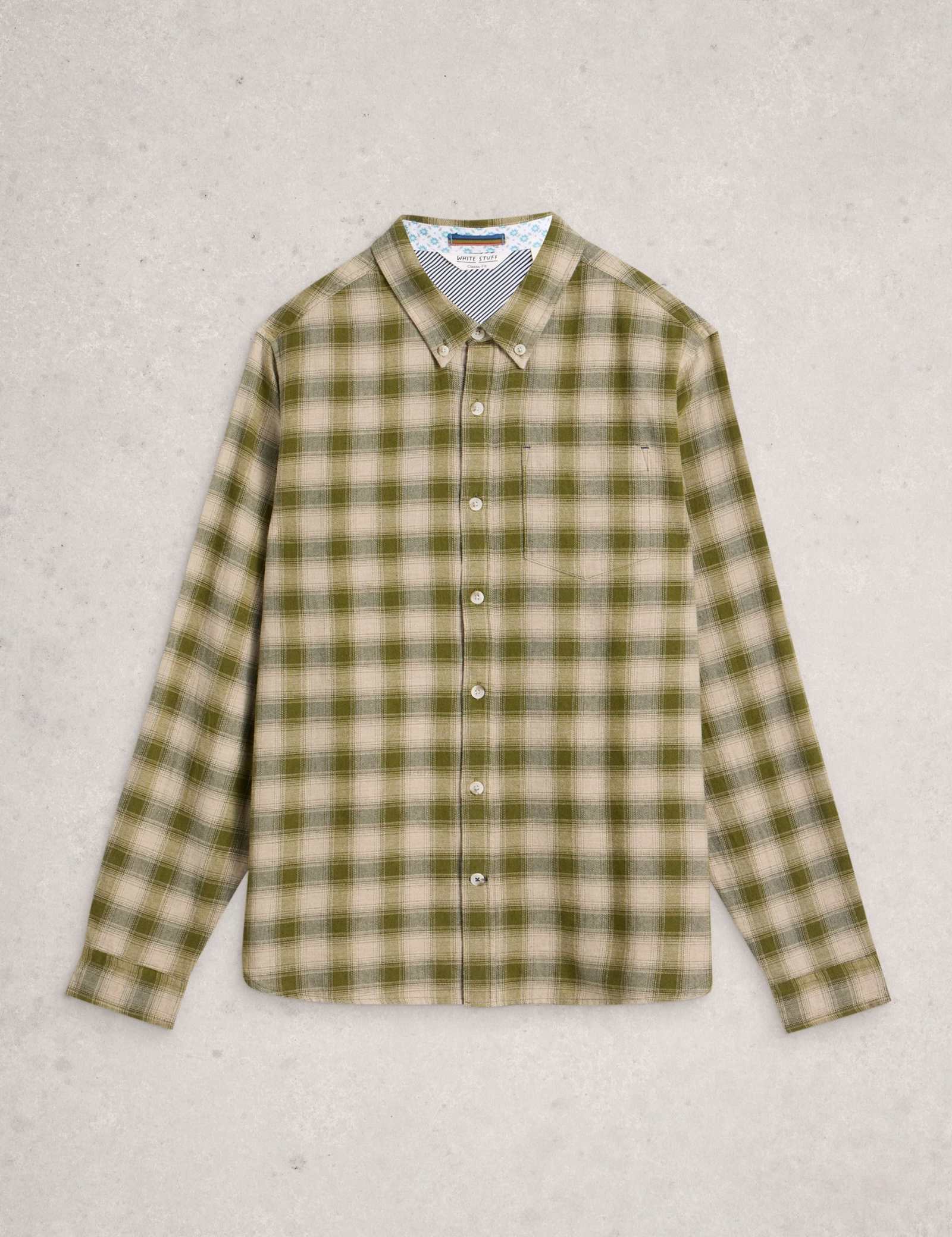 Regular Fit Pure Cotton Checked Shirt - image 1