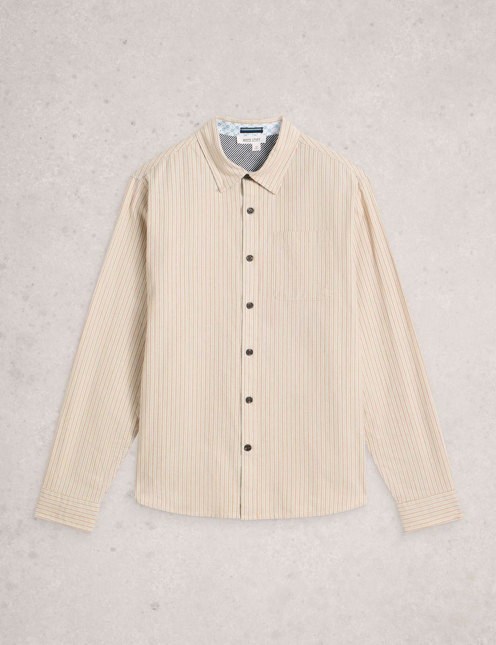 Regular Fit Pure Cotton Striped Shirt - image 1