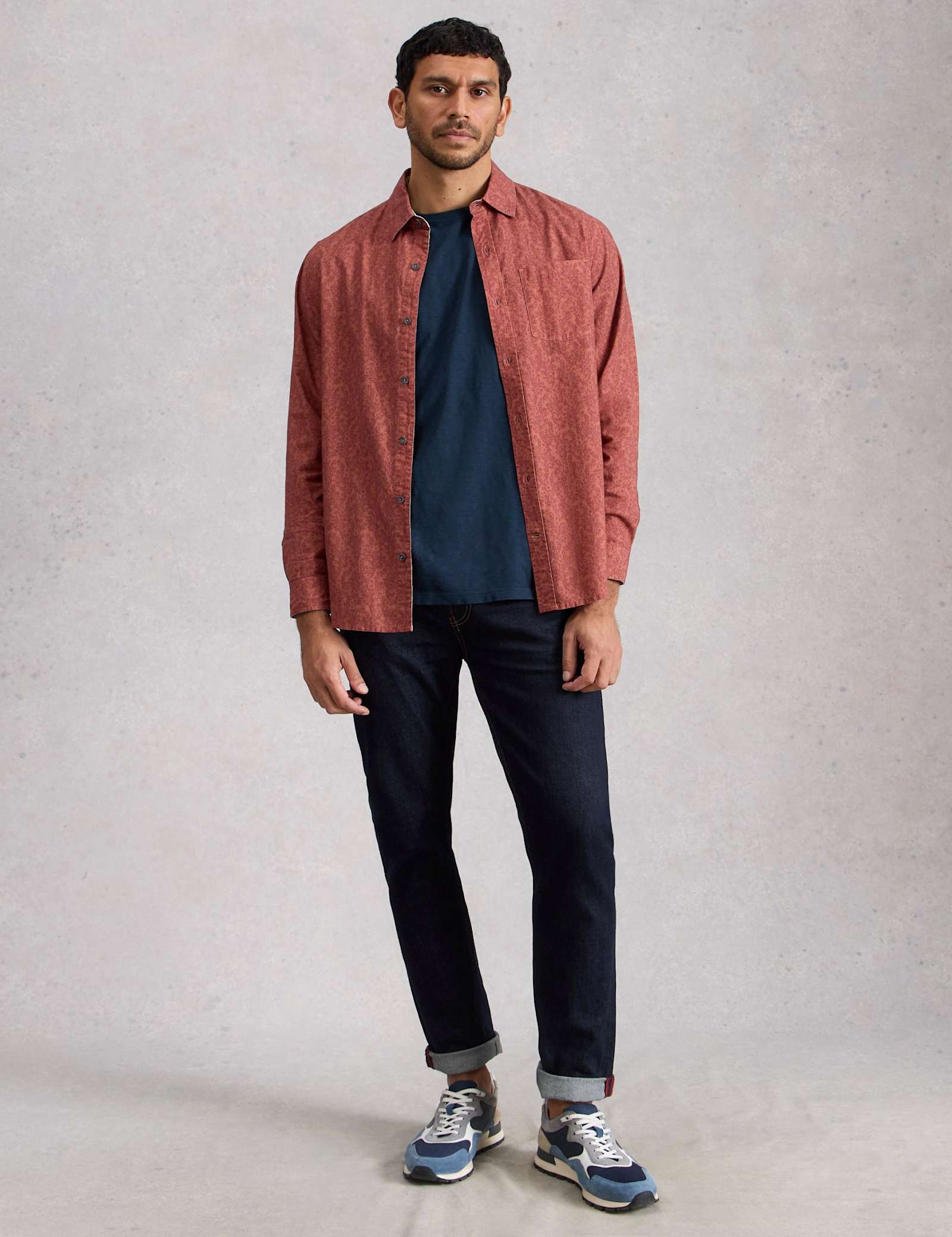 Pure Cotton Vine Print Shirt - image 4