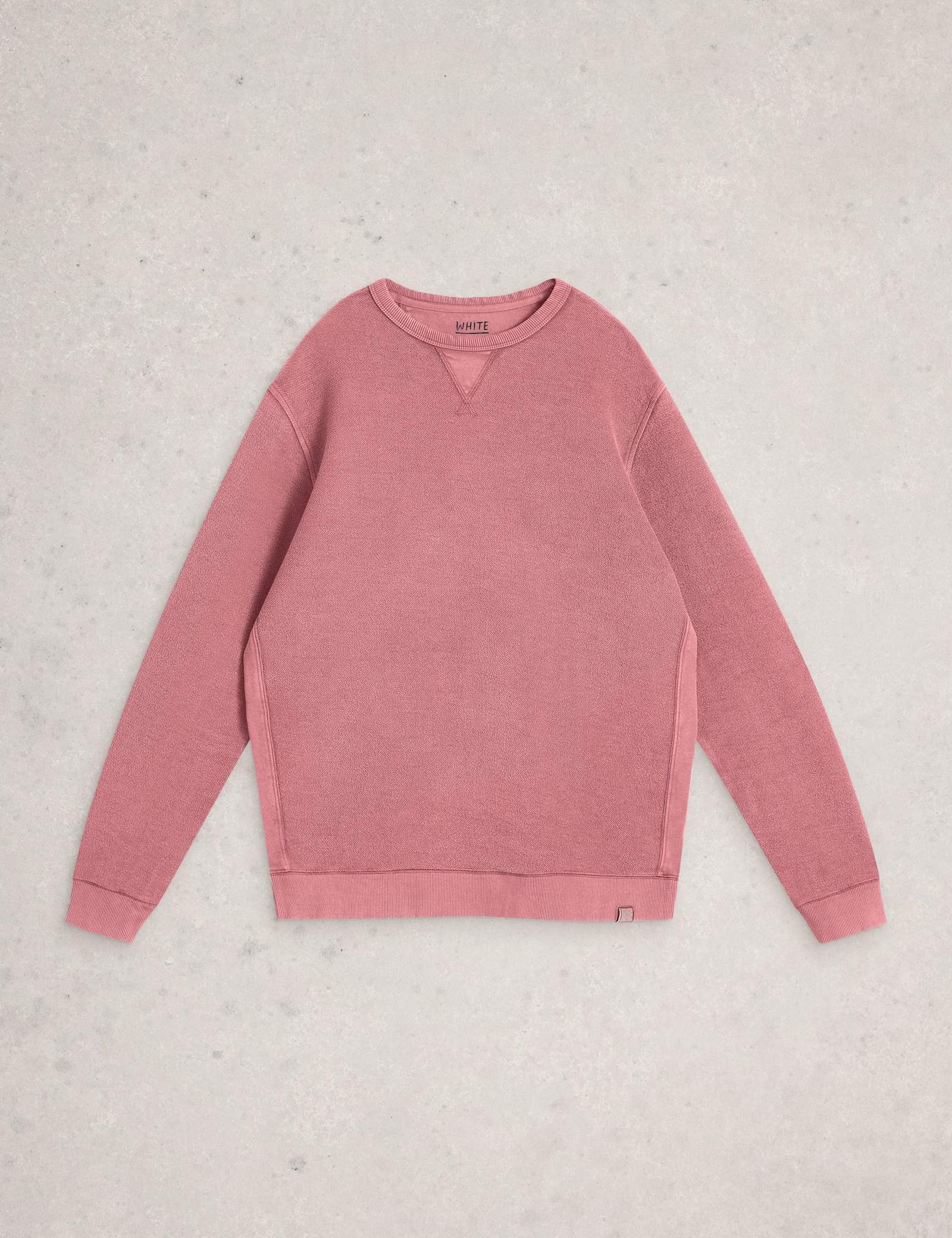 Pure Cotton Textured Crew Neck Sweatshirt - image 1