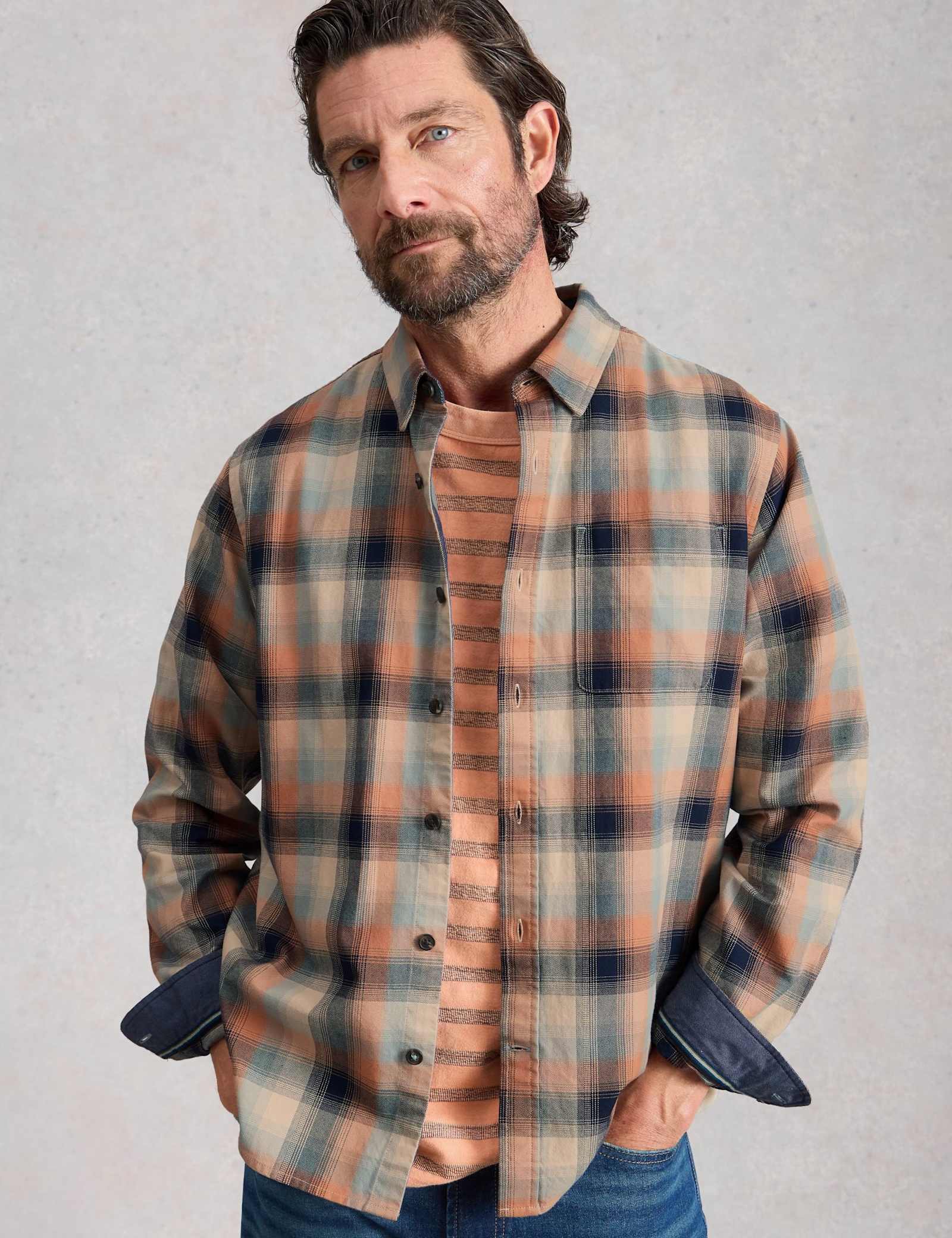 Regular Fit Pure Cotton Checked Shirt - image 2