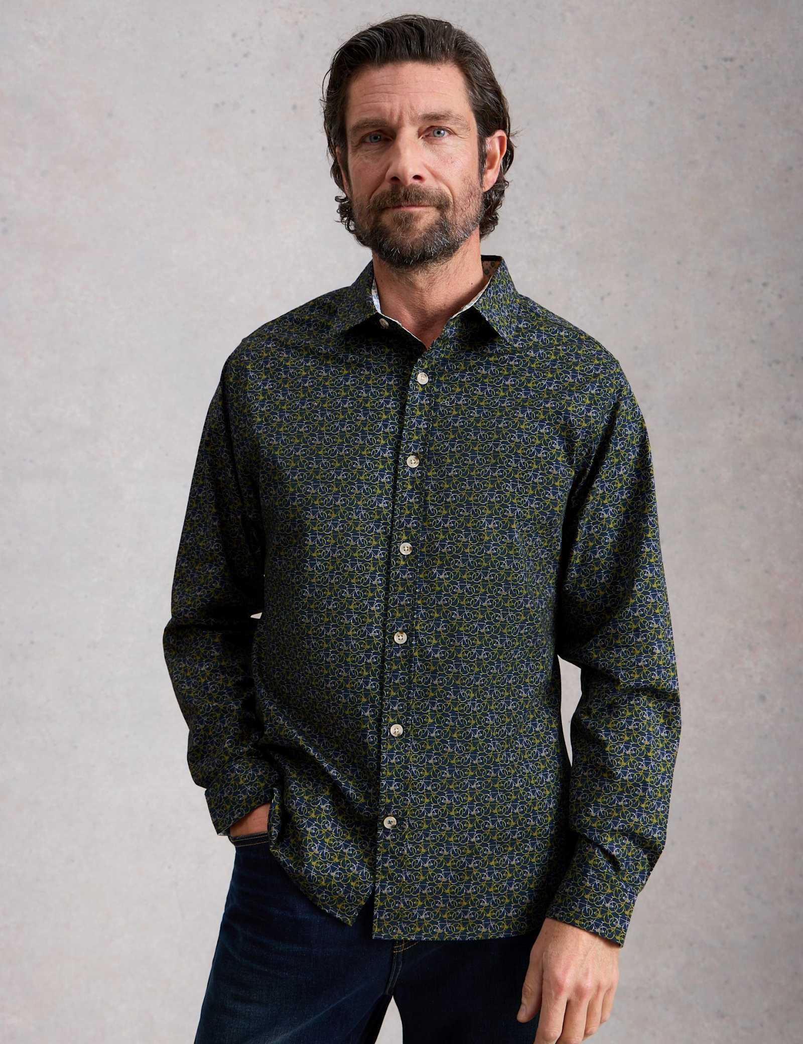 Pure Cotton Bike Print Shirt - image 2