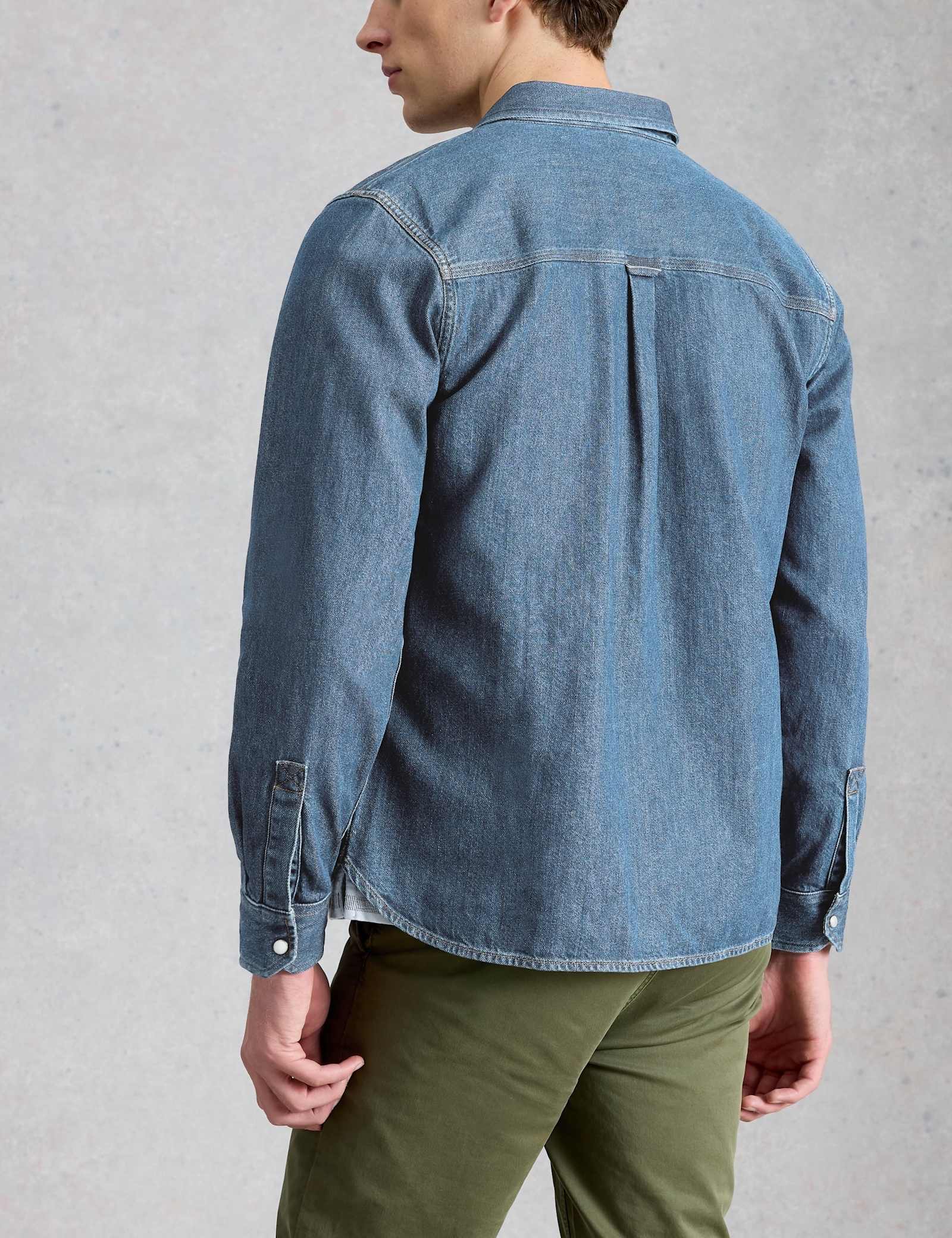 Regular Fit Denim Shirt - image 5