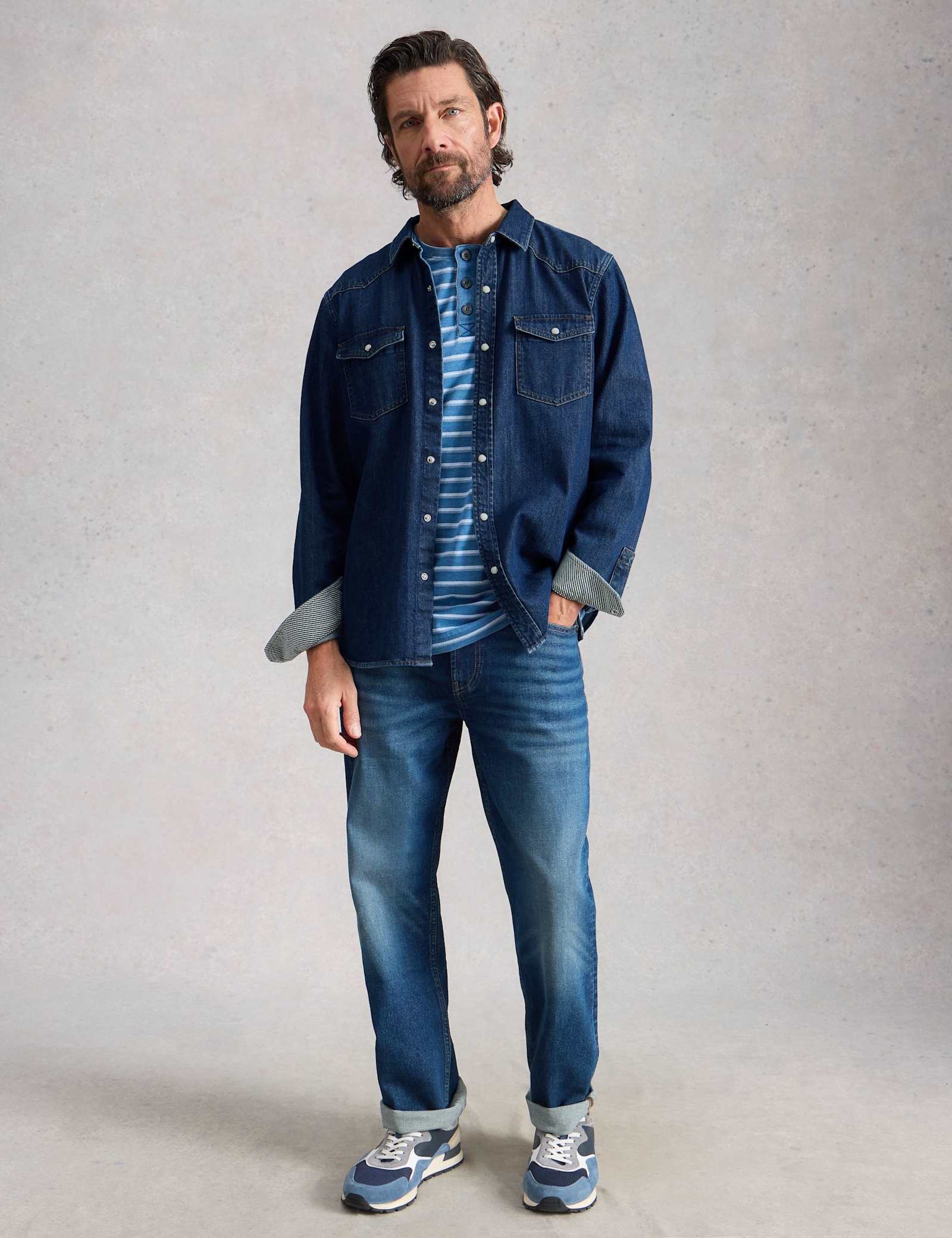 Regular Fit Pure Cotton Striped Shirt - image 4