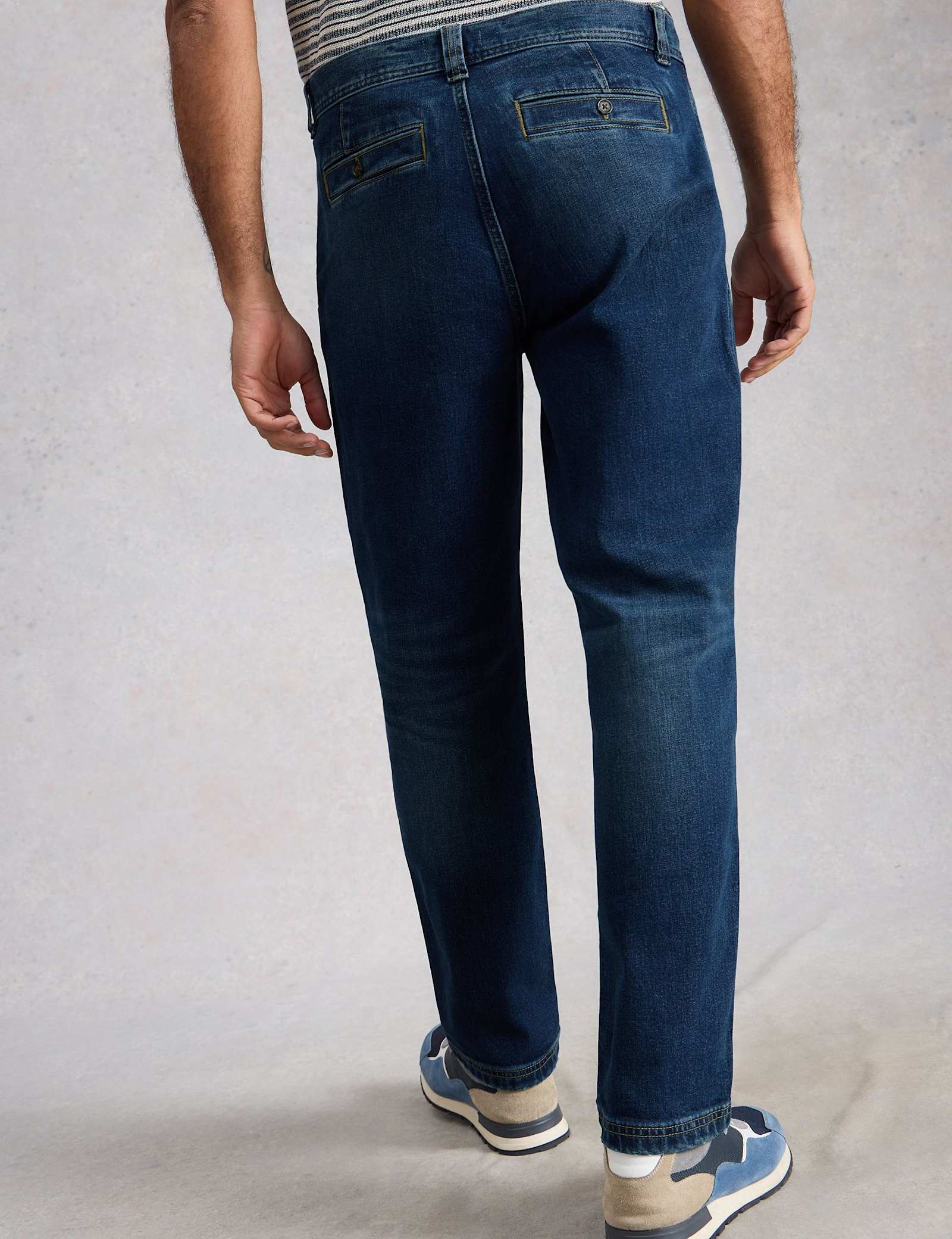 Straight Fit Denim Trousers - image 5