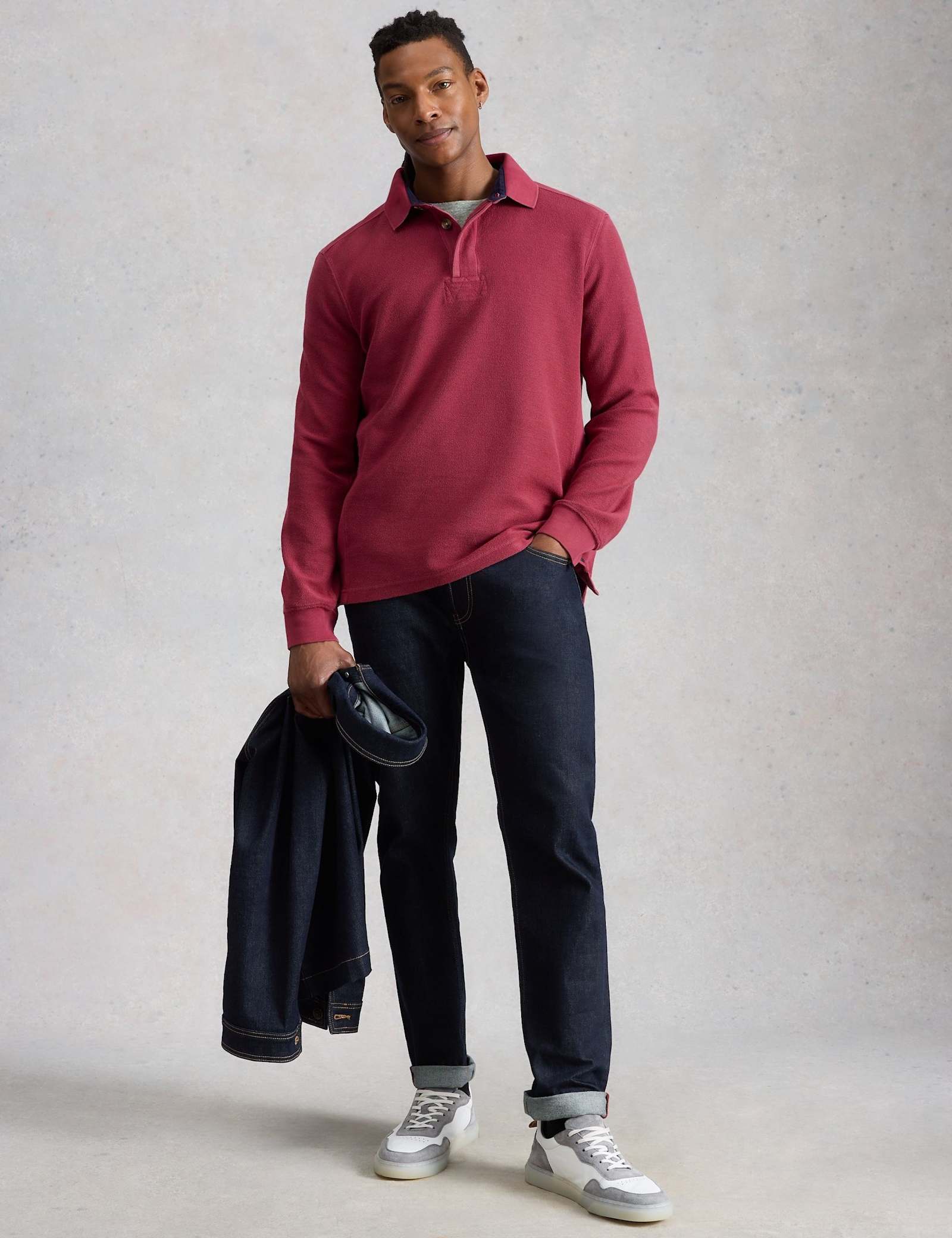 Pure Cotton Collar Sweatshirt - image 2