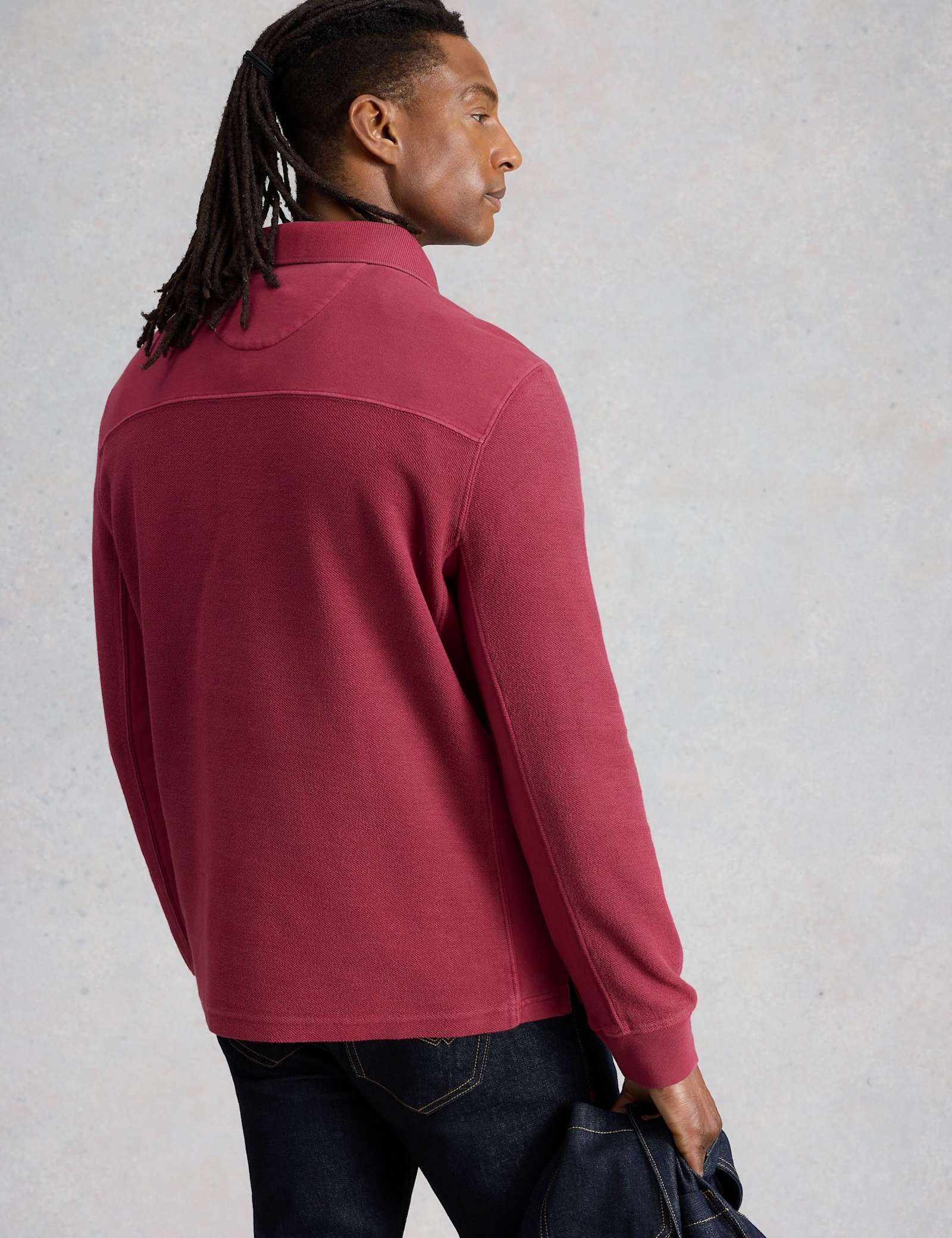 Pure Cotton Collar Sweatshirt - image 4