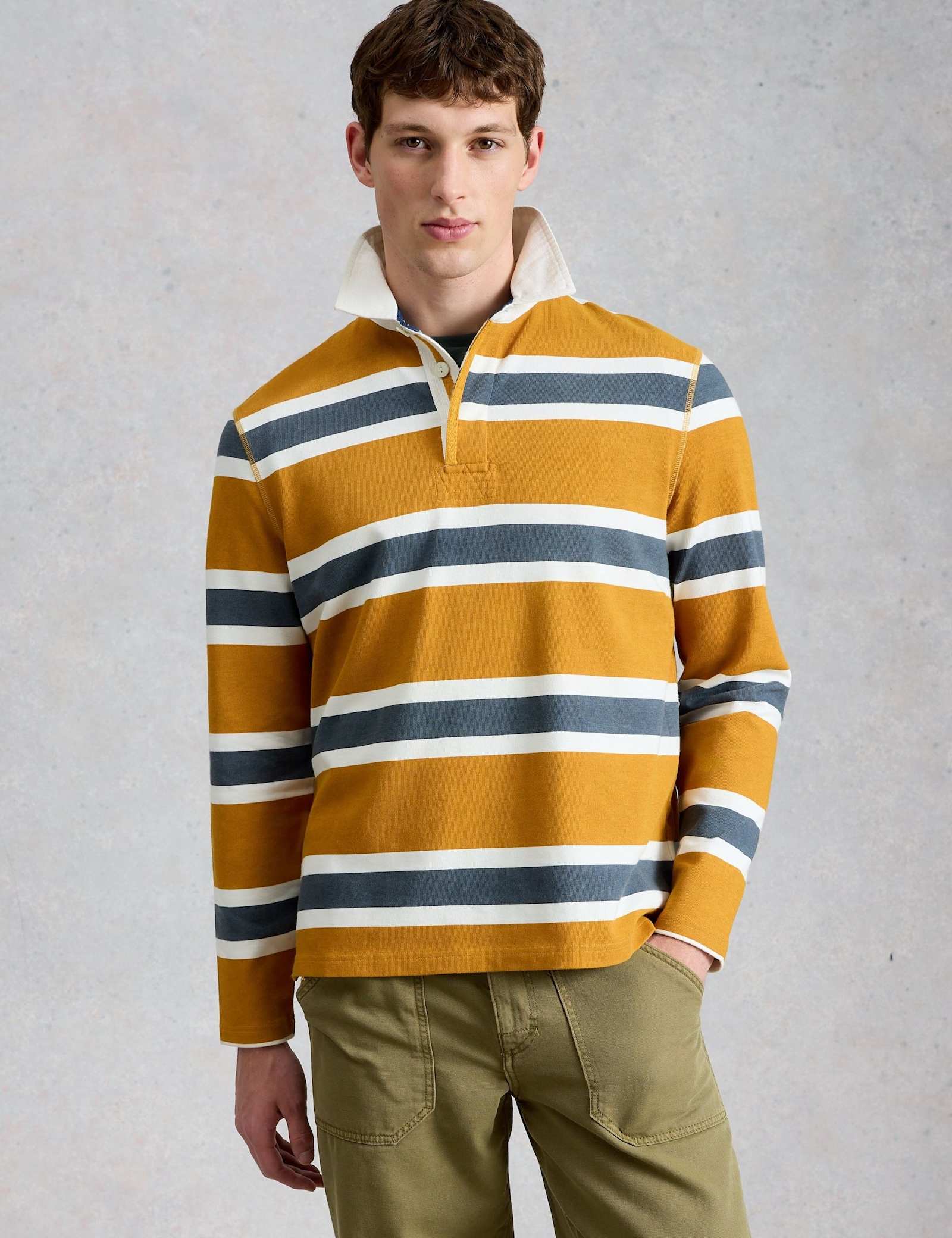 Pure Cotton Striped Rugby Shirt - image 5