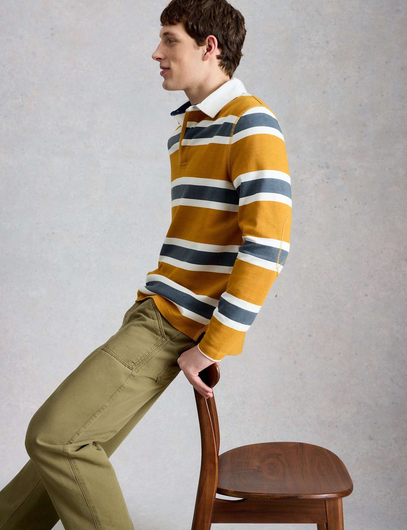 Pure Cotton Striped Rugby Shirt - image 3
