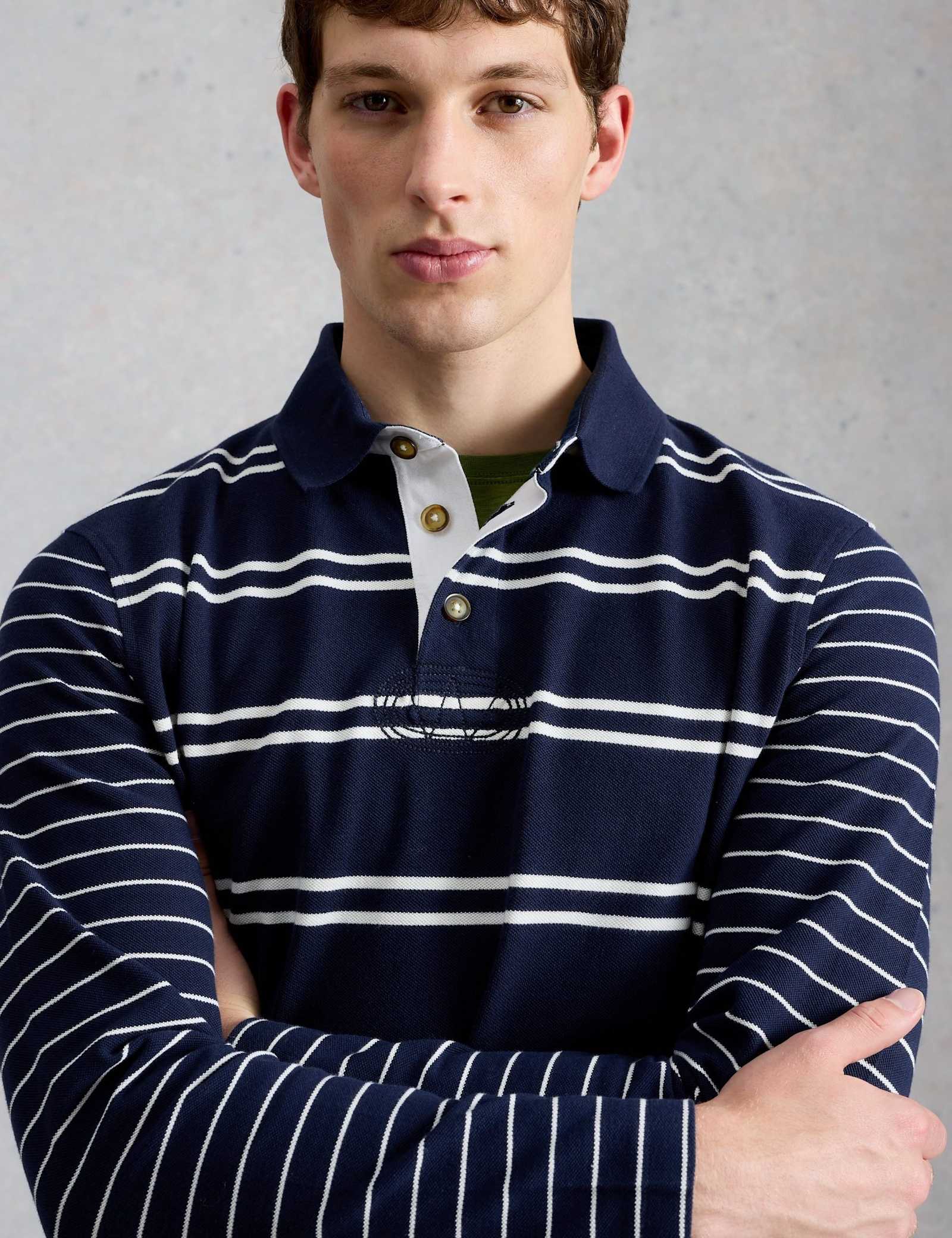 Pure Cotton Striped Rugby Shirt - image 5