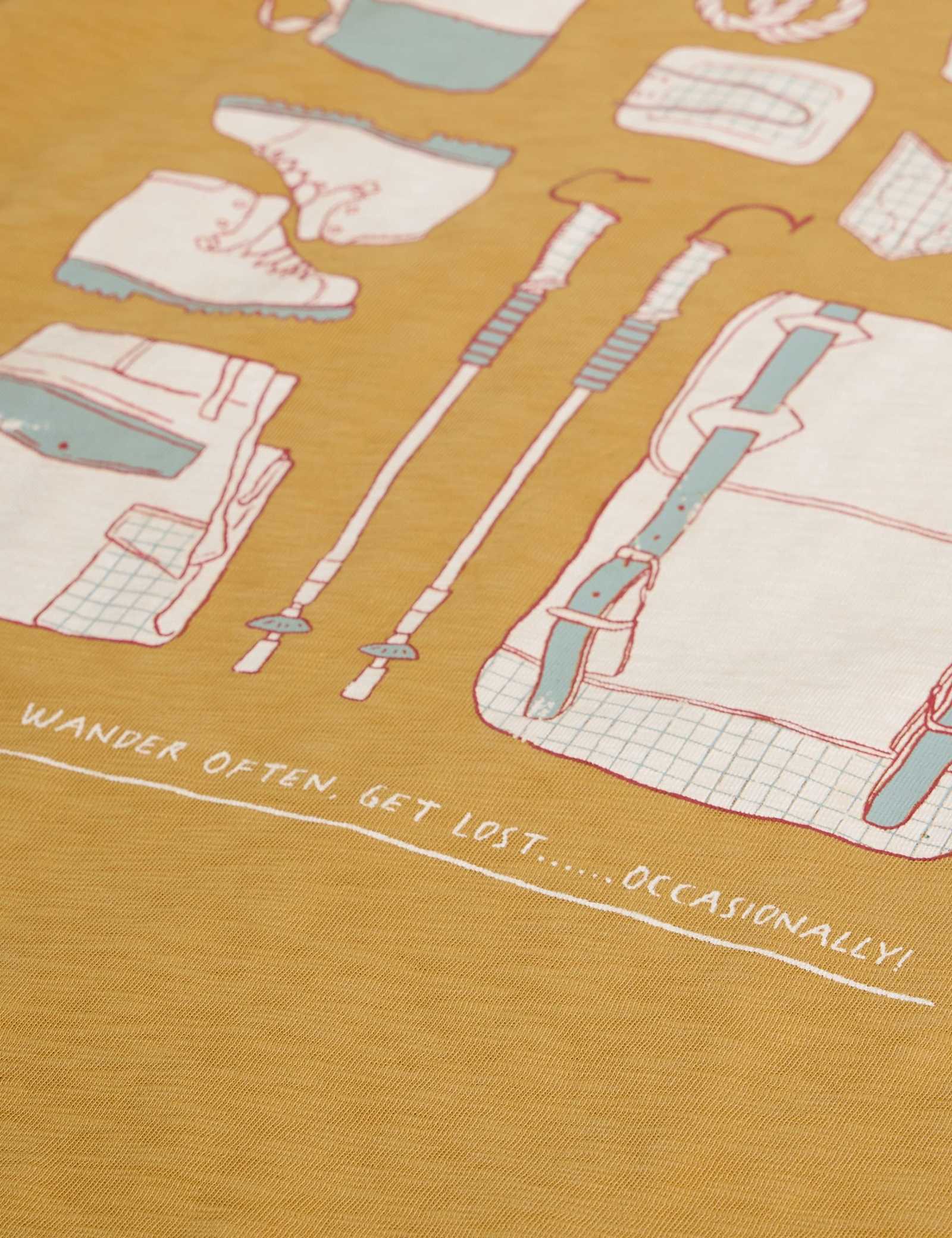 Pure Cotton Camping Graphic T-Shirt - image 4