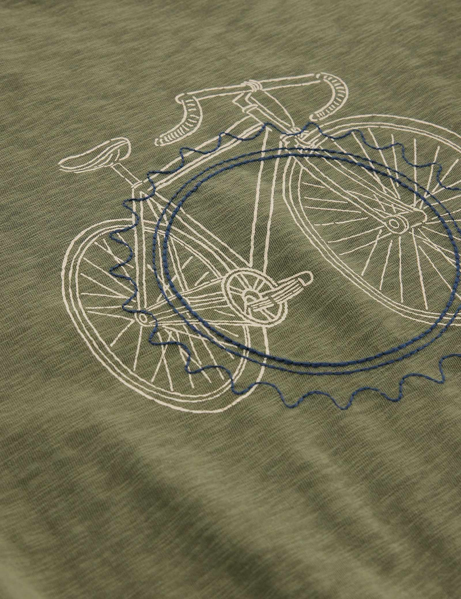 Pure Cotton Bicycle Cogs Graphic T-Shirt - image 5