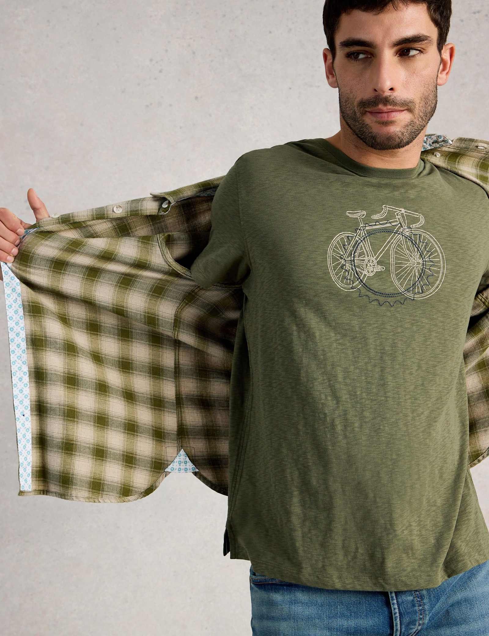 Pure Cotton Bicycle Cogs Graphic T-Shirt - image 3