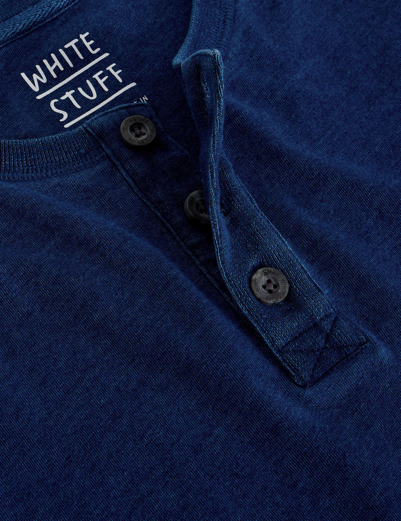 Pure Cotton Henley Top - image 5