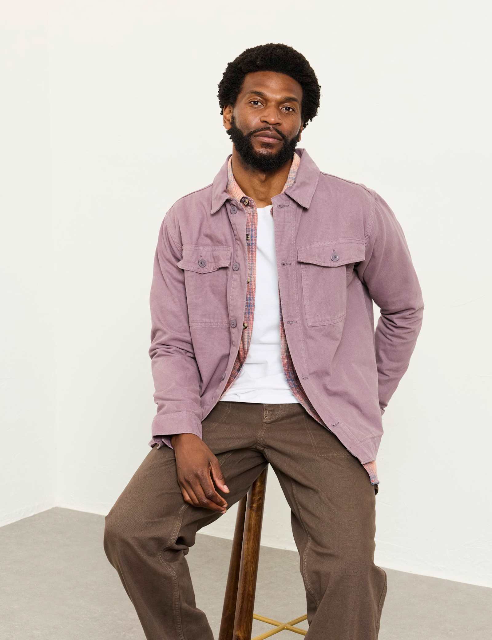 Pure Cotton Utility Overshirt - image 3