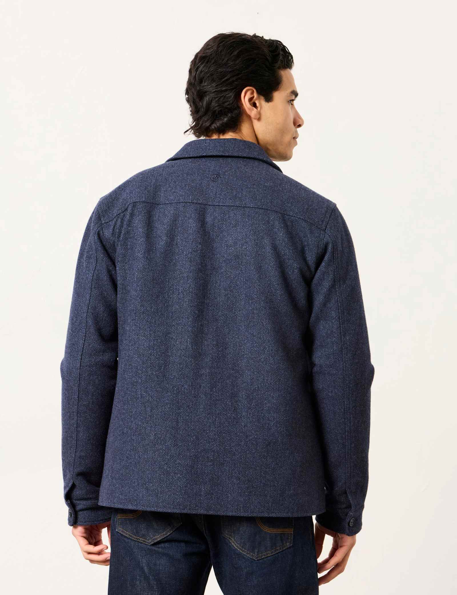 Wool Blend Overshirt - image 4