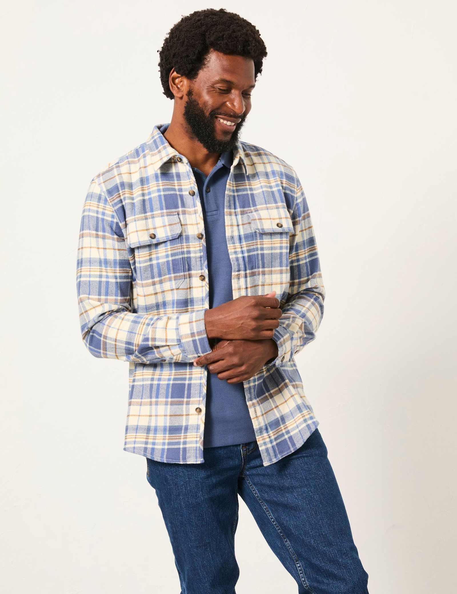 Pure Cotton Checked Shirt - image 2