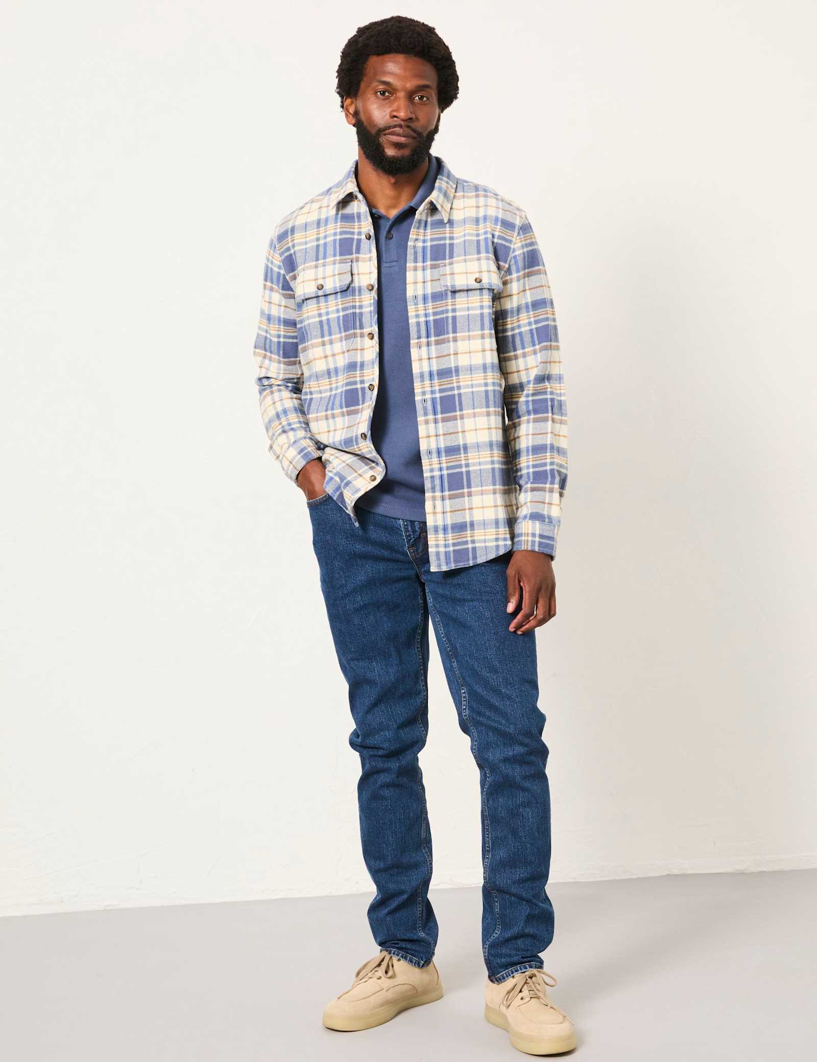 Pure Cotton Checked Shirt - image 5