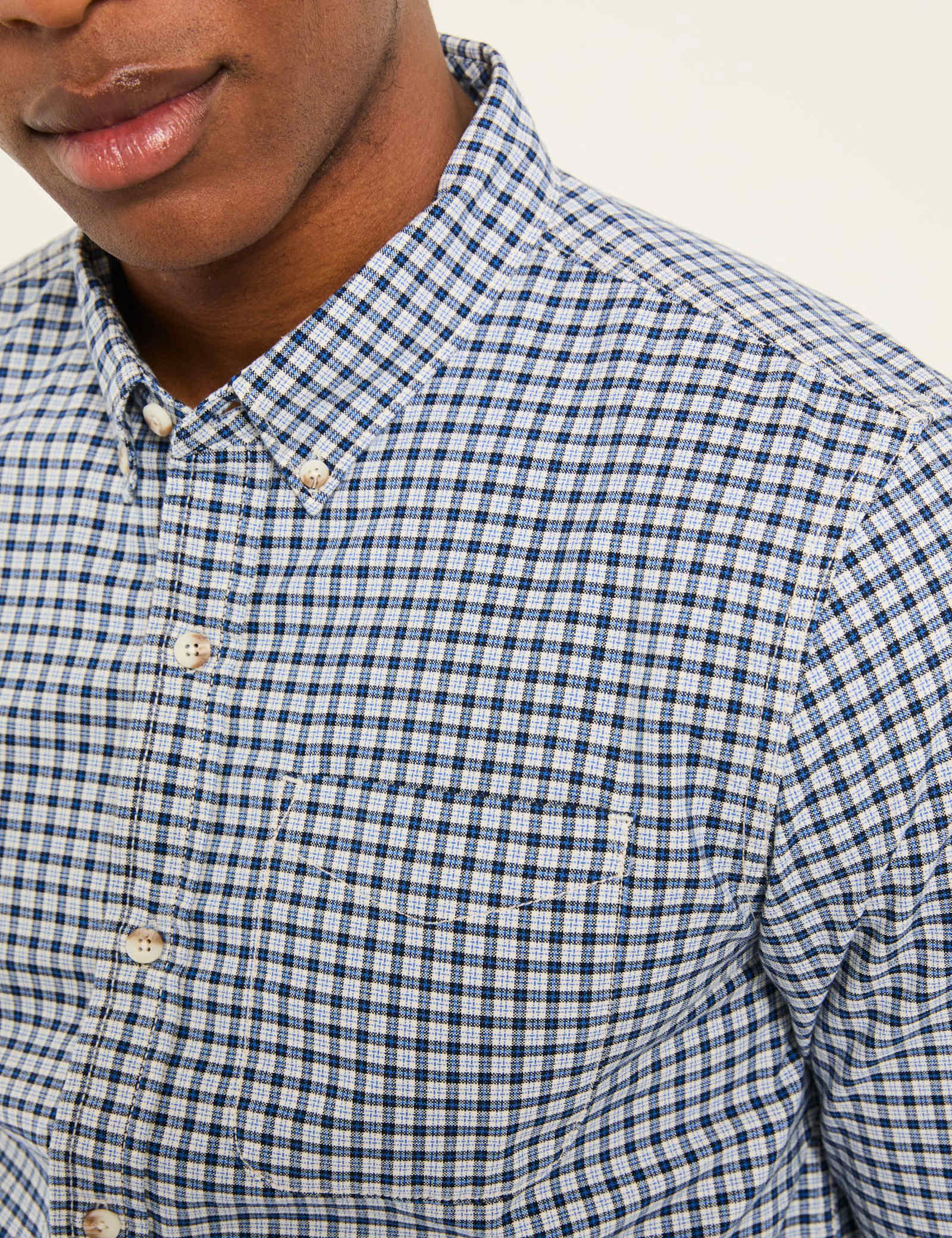 Regular Fit Pure Cotton Check Oxford Shirt - image 3