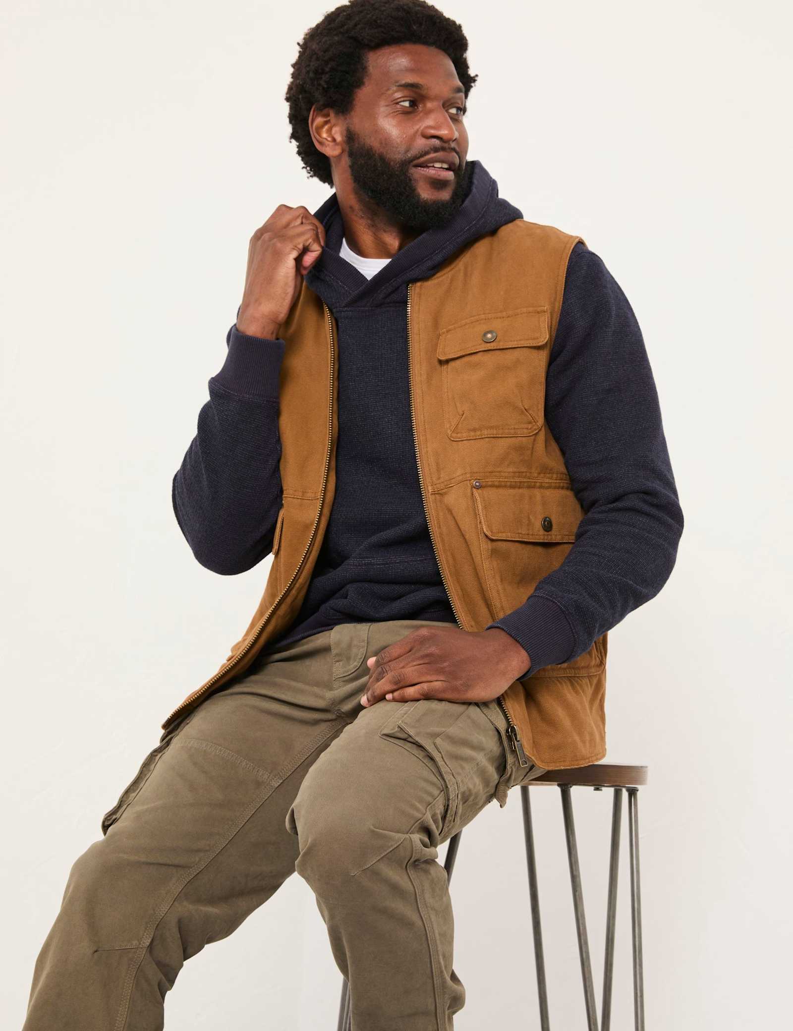 Pure Cotton Utility Gilet - image 5