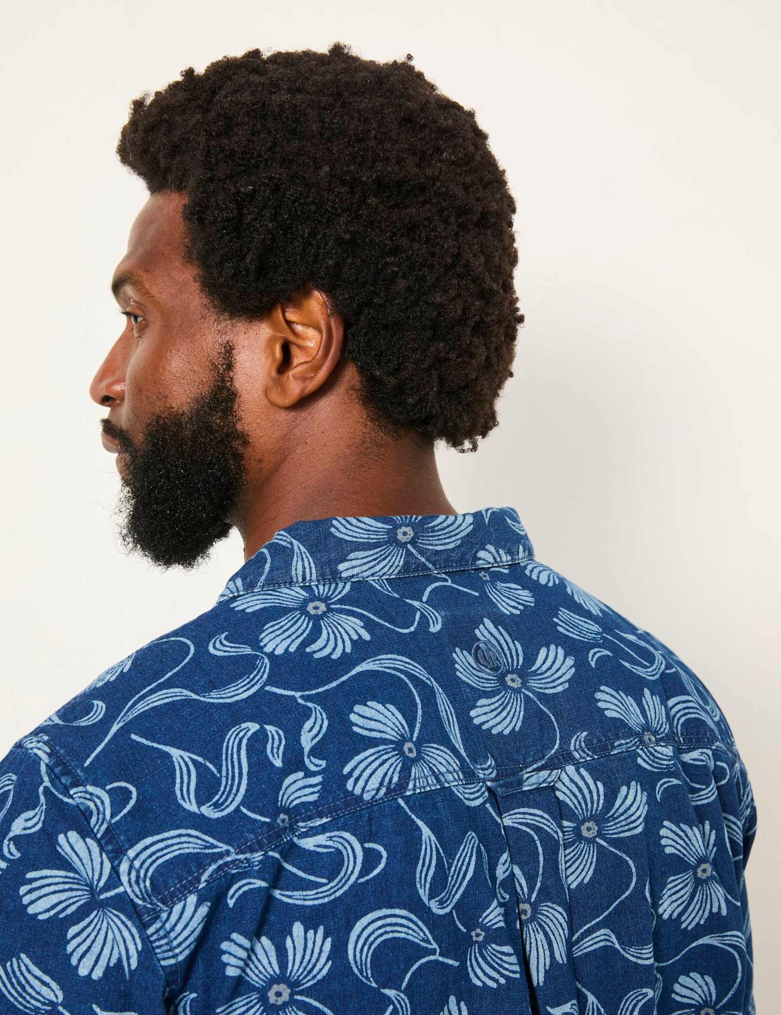 Pure Cotton Floral Short Sleeve Shirt - image 3