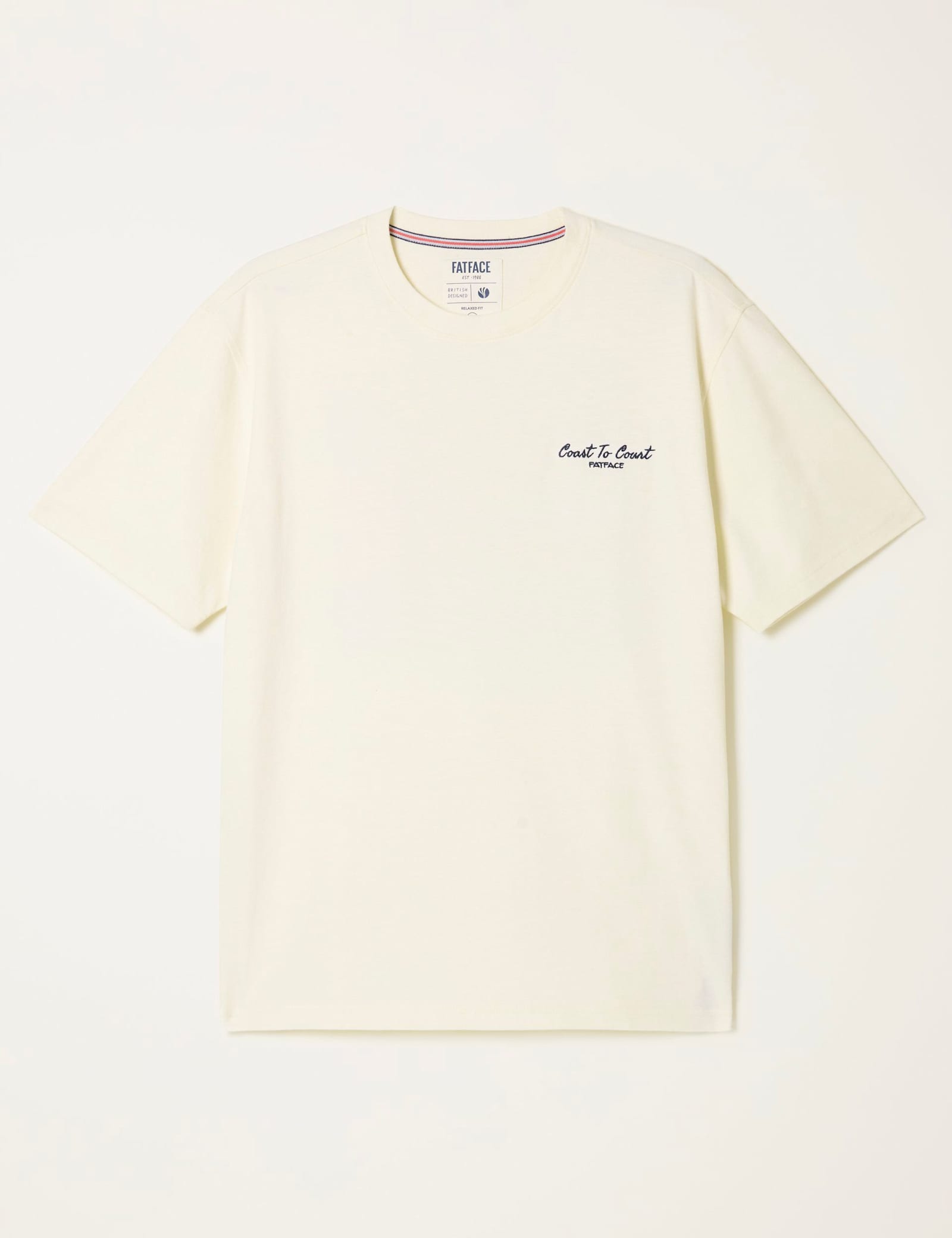 Pure Cotton 'Coast to Court' Slogan T-Shirt - image 1