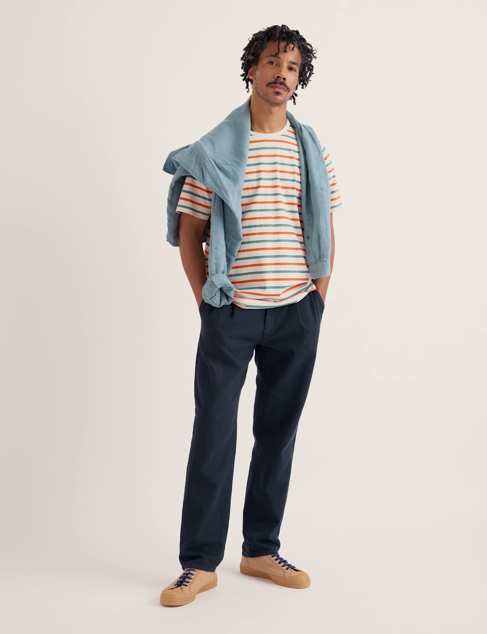 Pure Cotton Striped T-Shirt - image 3