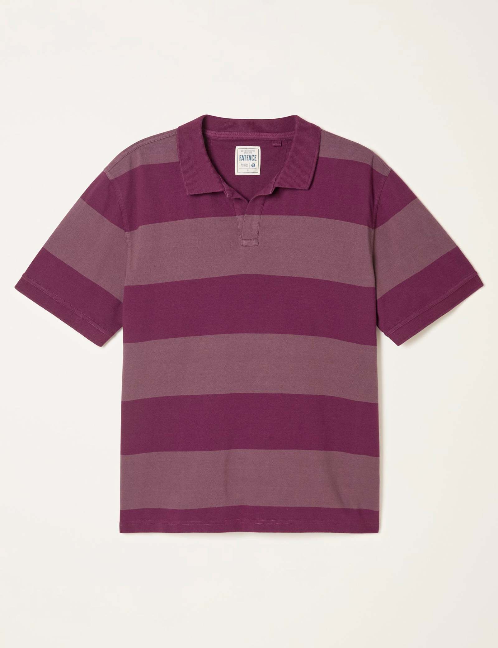 Pure Cotton Striped Polo Shirt - image 1