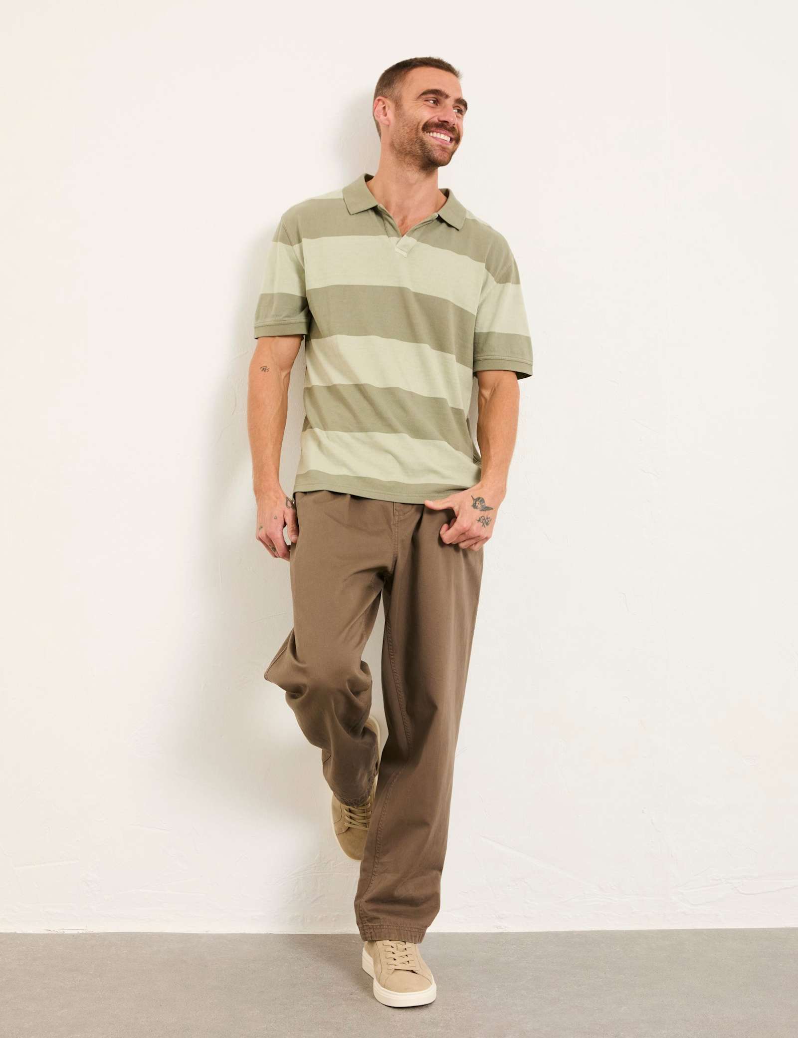 Pure Cotton Striped Polo Shirt - image 4
