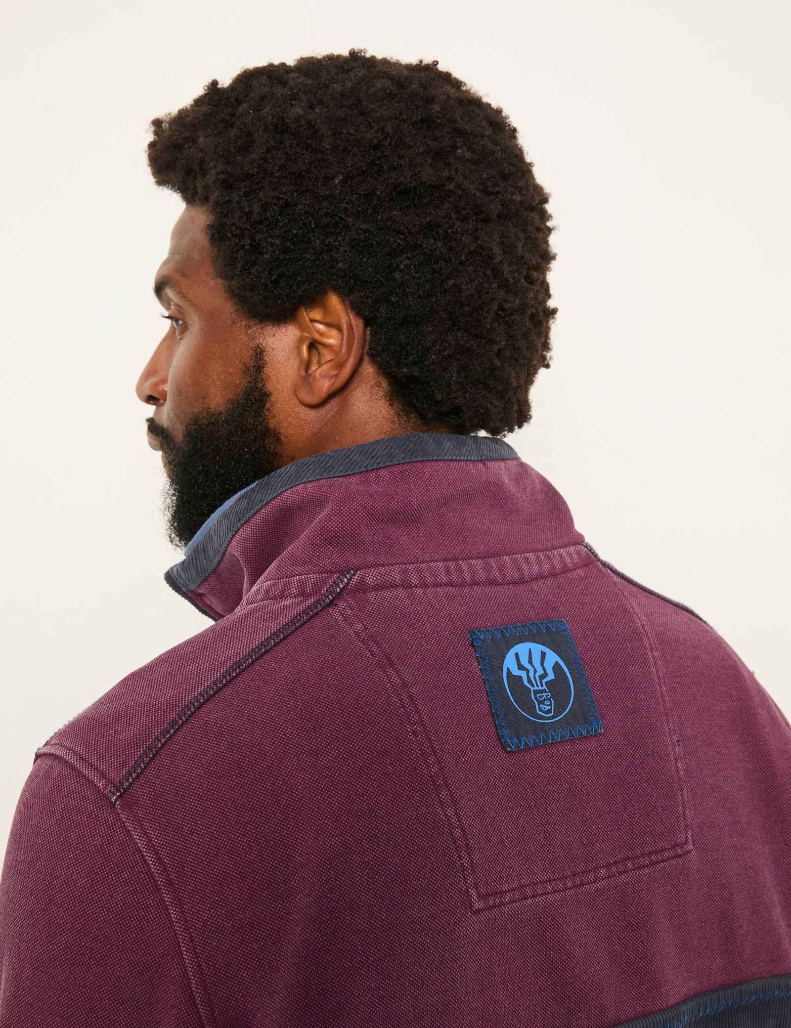 Pure Cotton Half Zip Sweatshirt - image 3