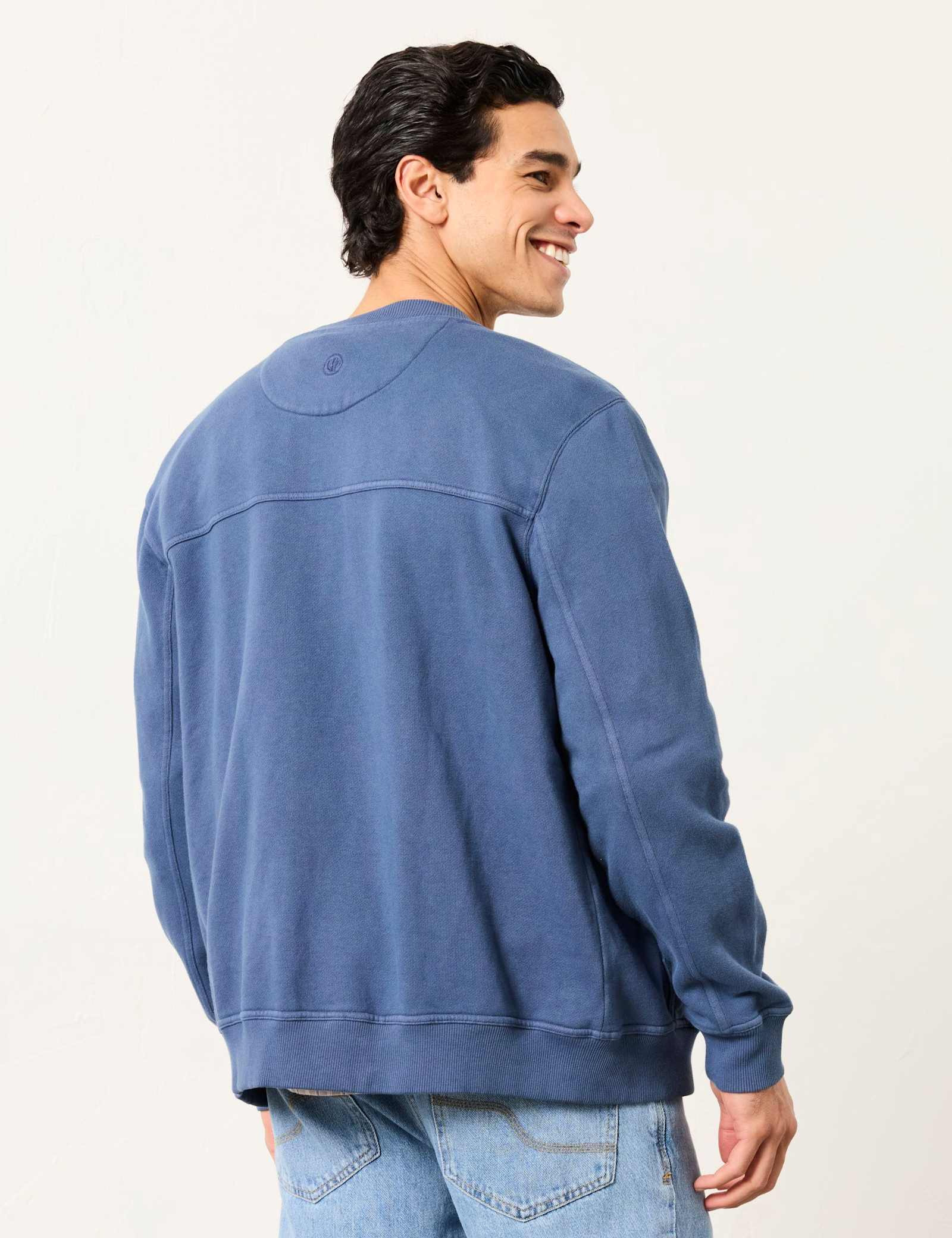 Pure Cotton Sweatshirt Bomber Jacket - image 4