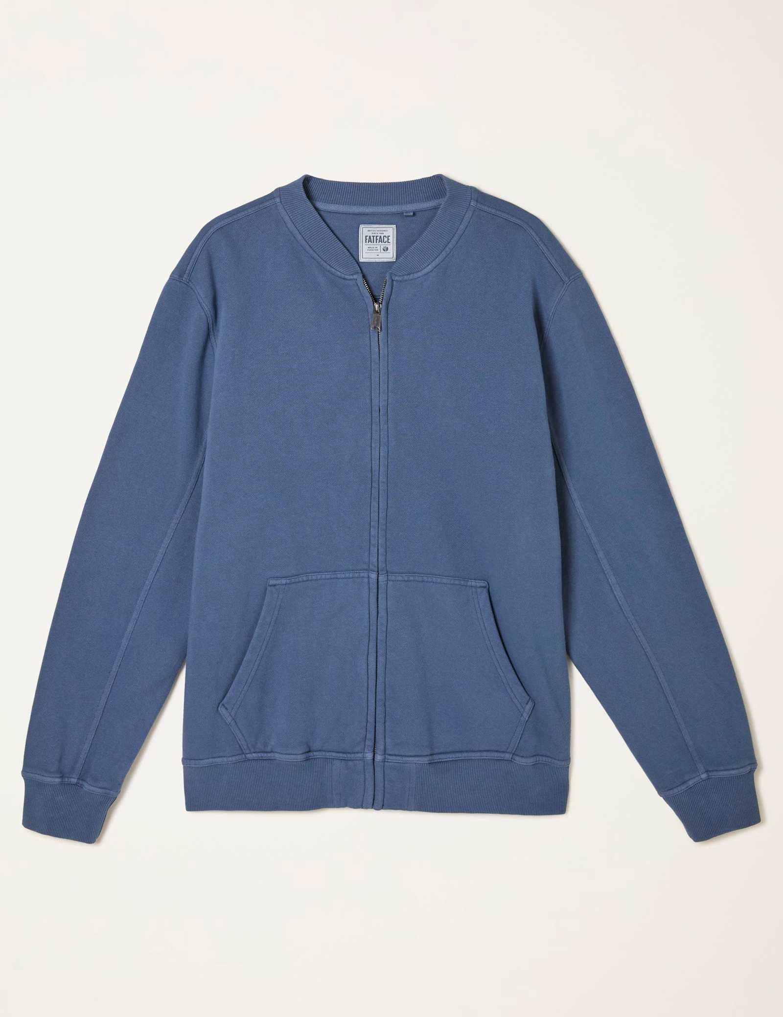 Pure Cotton Sweatshirt Bomber Jacket - image 1
