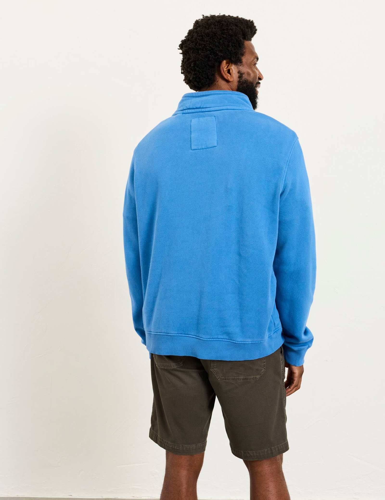 Pure Cotton Half Zip Sweatshirt - image 5