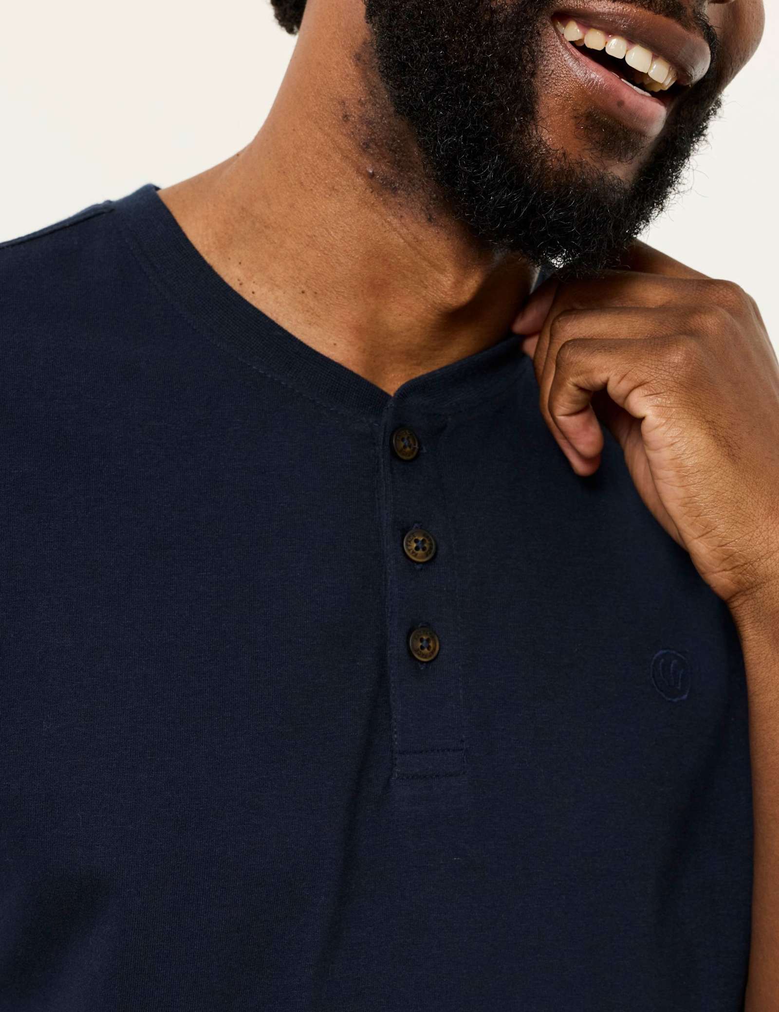 2 Pack Pure Cotton Henley T-Shirts - image 3