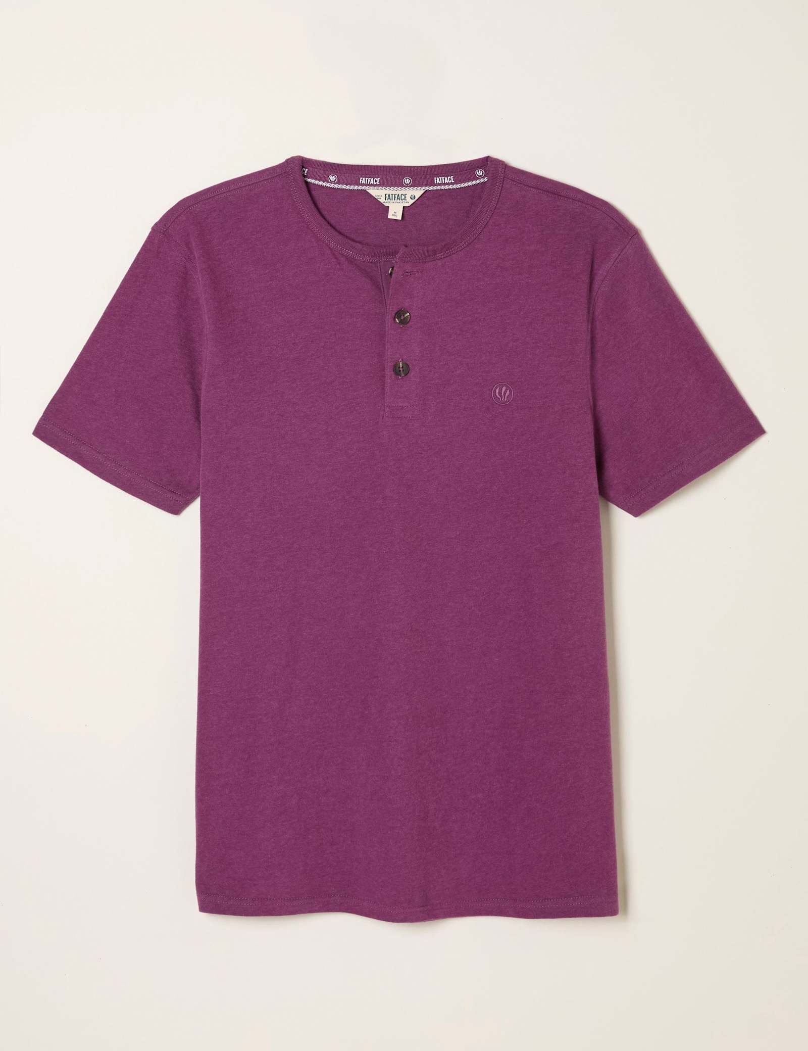 Pure Cotton Henley T-Shirt - image 5