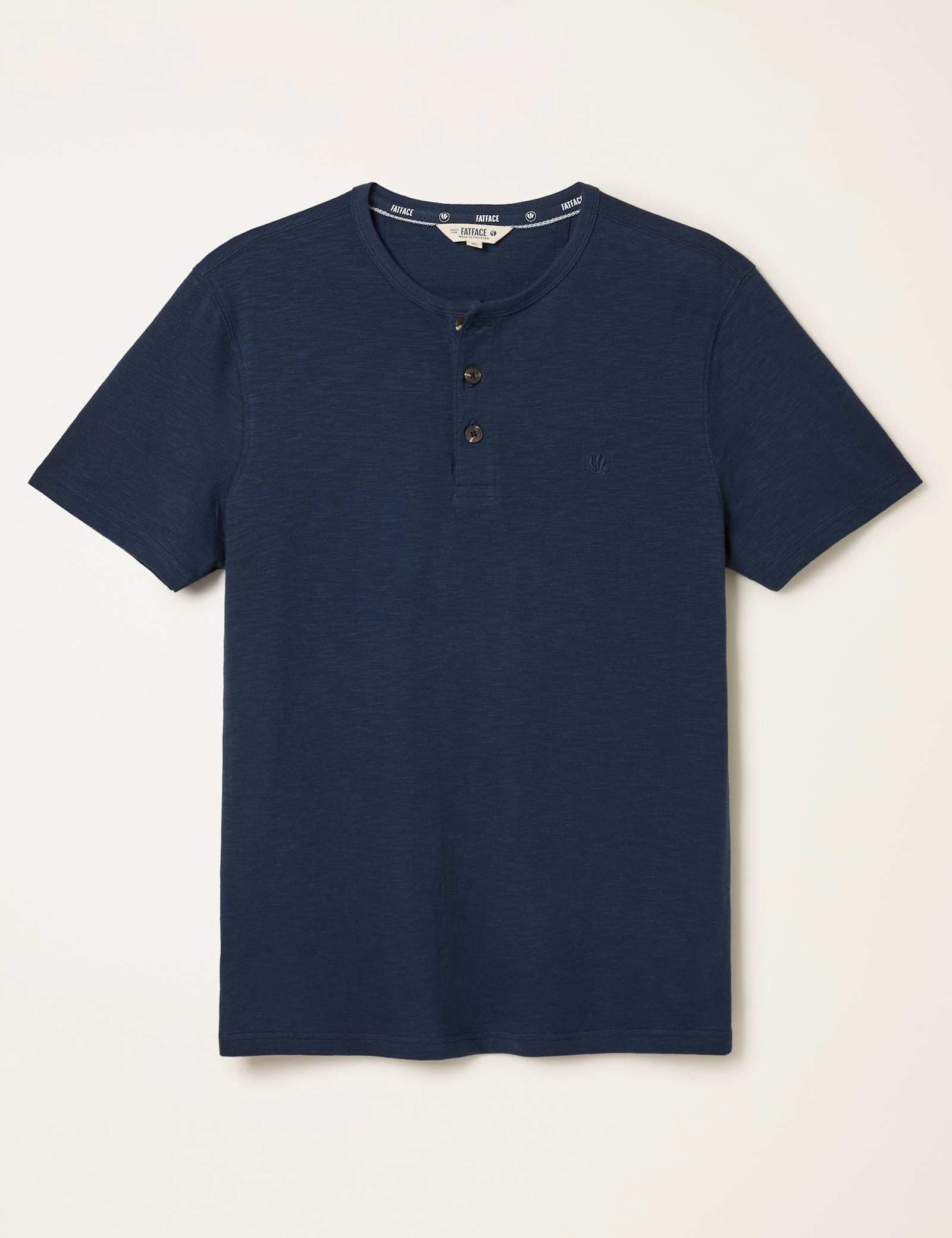 Pure Cotton Henley T-Shirt - image 3