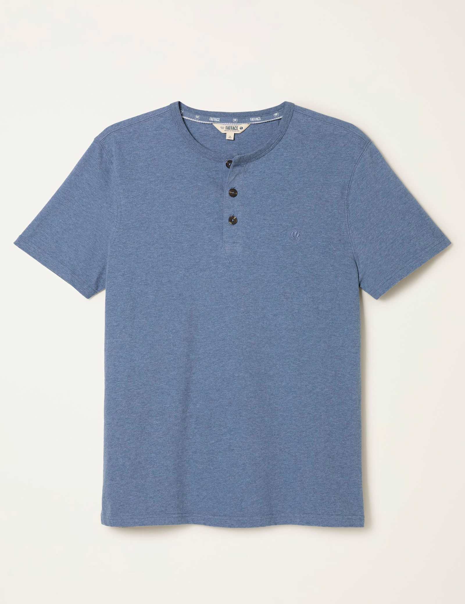 Pure Cotton Henley T-Shirt - image 4