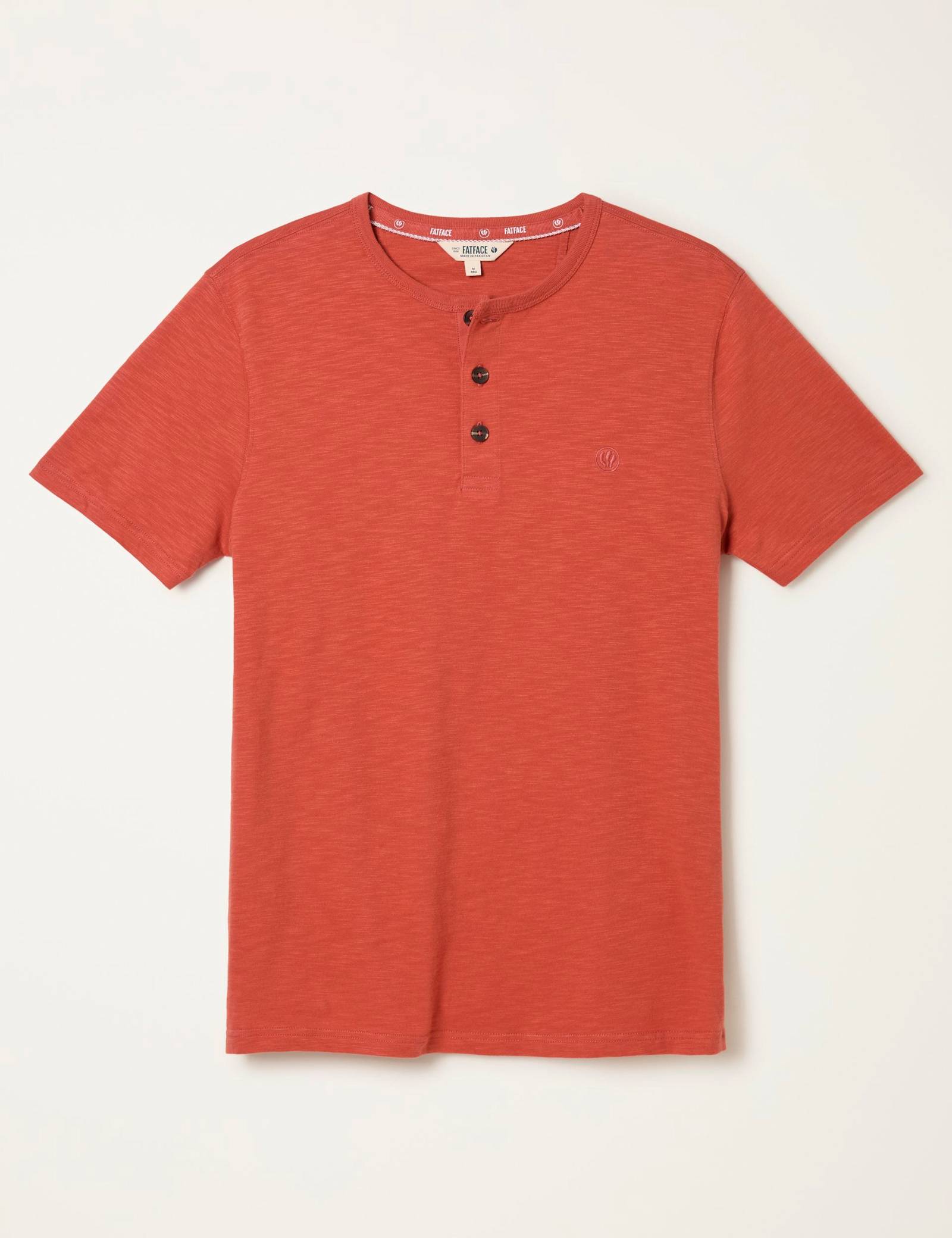 Pure Cotton Henley T-Shirt - image 1